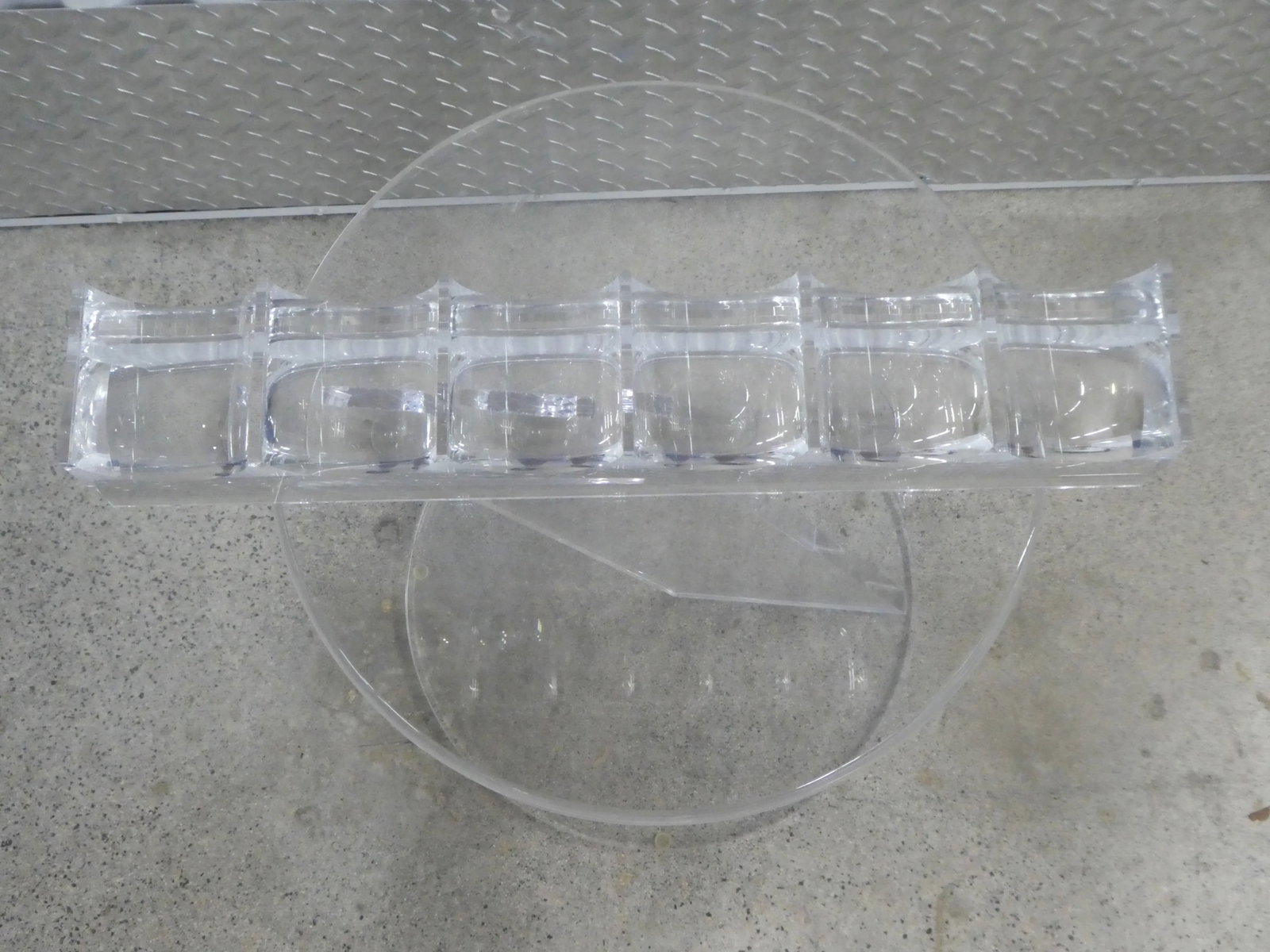 Alessio Tasca Lucite Wine Rack - 4