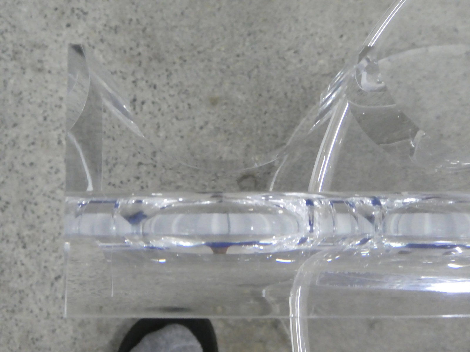 Alessio Tasca Lucite Wine Rack - 6