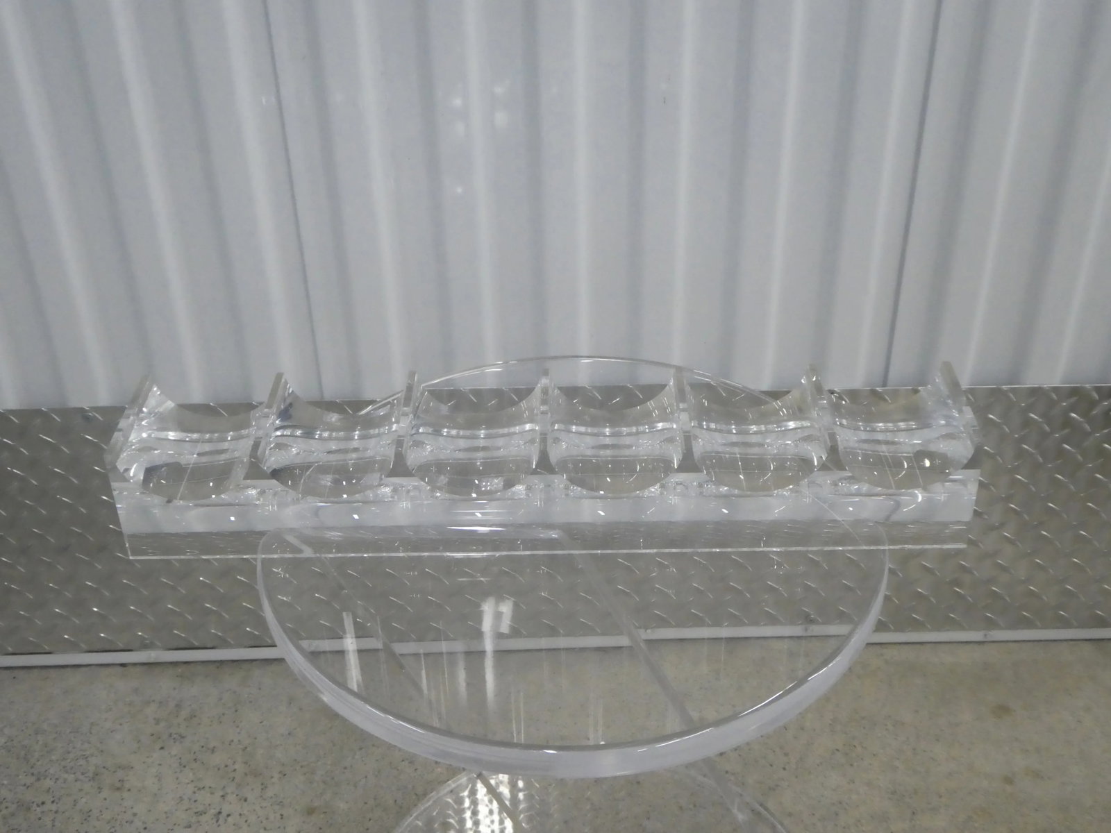 Alessio Tasca Lucite Wine Rack - 7