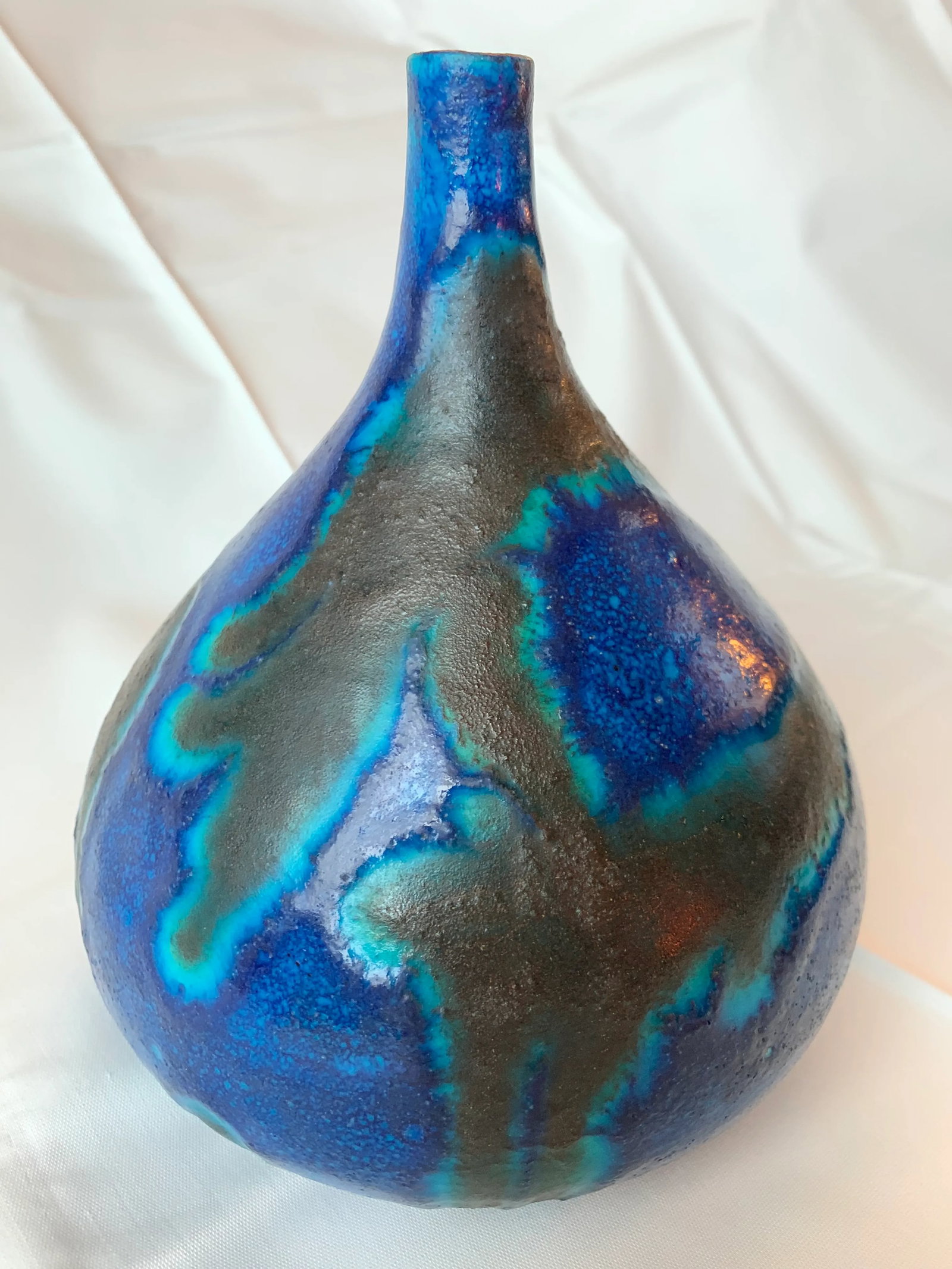 1950s Italian Guido Gambone Pottery Vase - 10