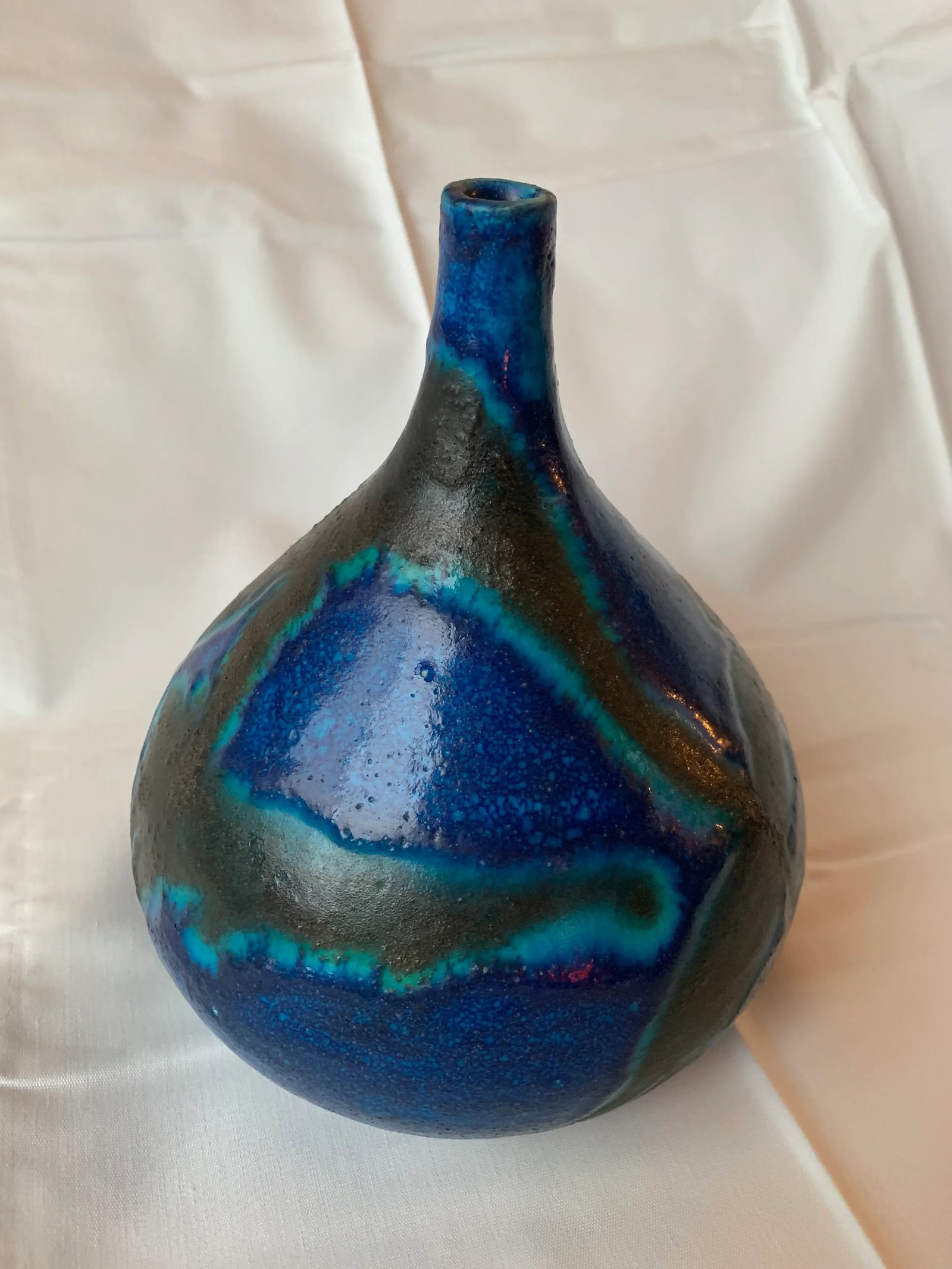 1950s Italian Guido Gambone Pottery Vase - 3