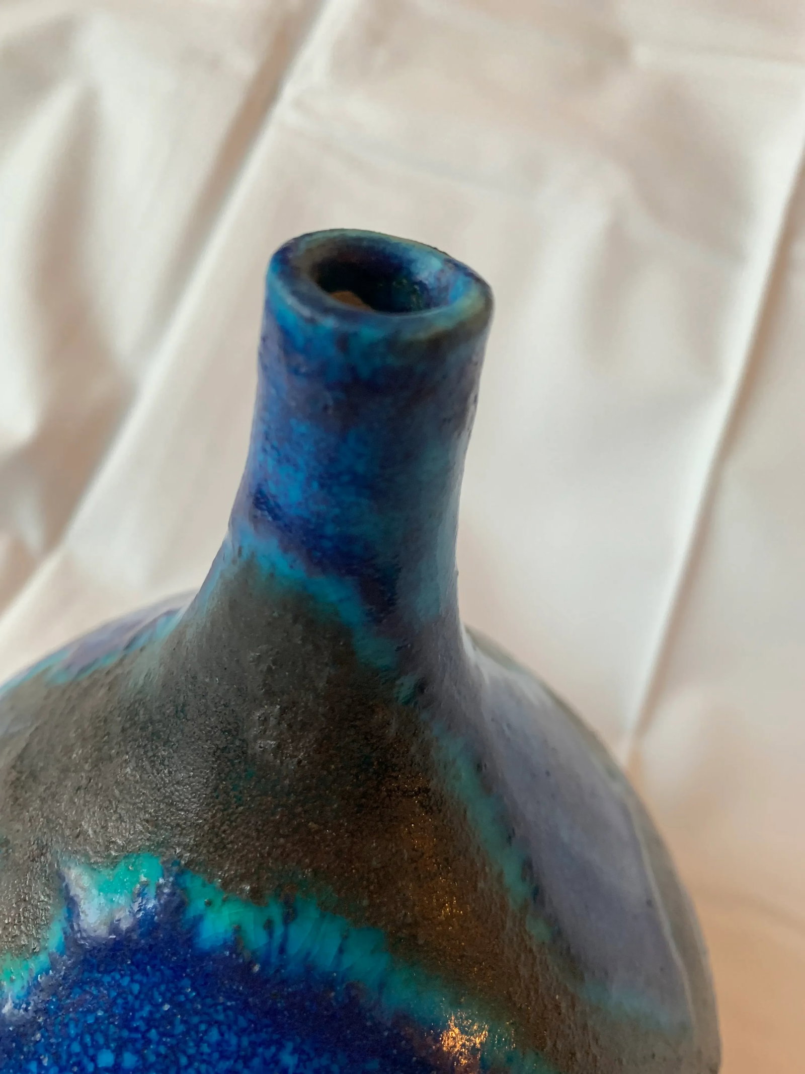 1950s Italian Guido Gambone Pottery Vase - 6