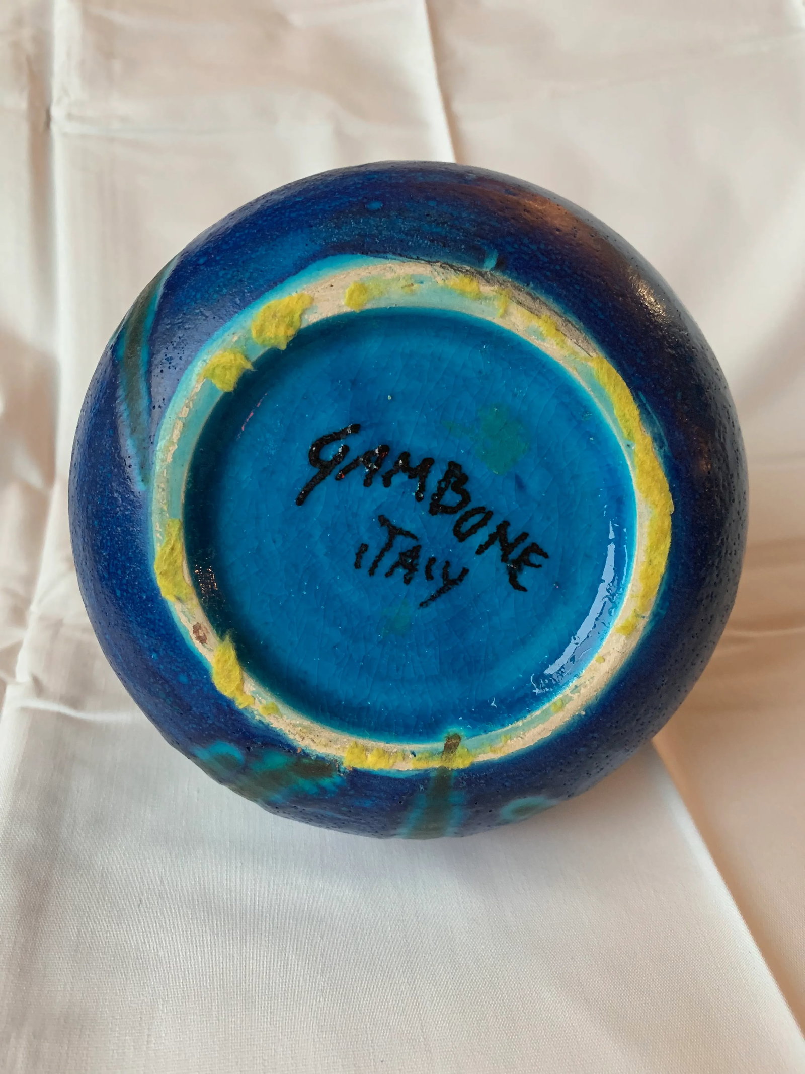 1950s Italian Guido Gambone Pottery Vase - 9
