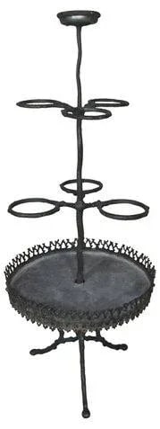 Swedish Cast Iron Plant Stand - 9