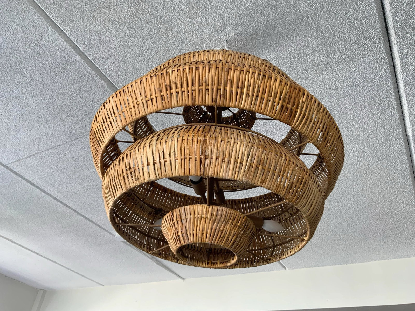 Maiz Rattan Chandelier - 2