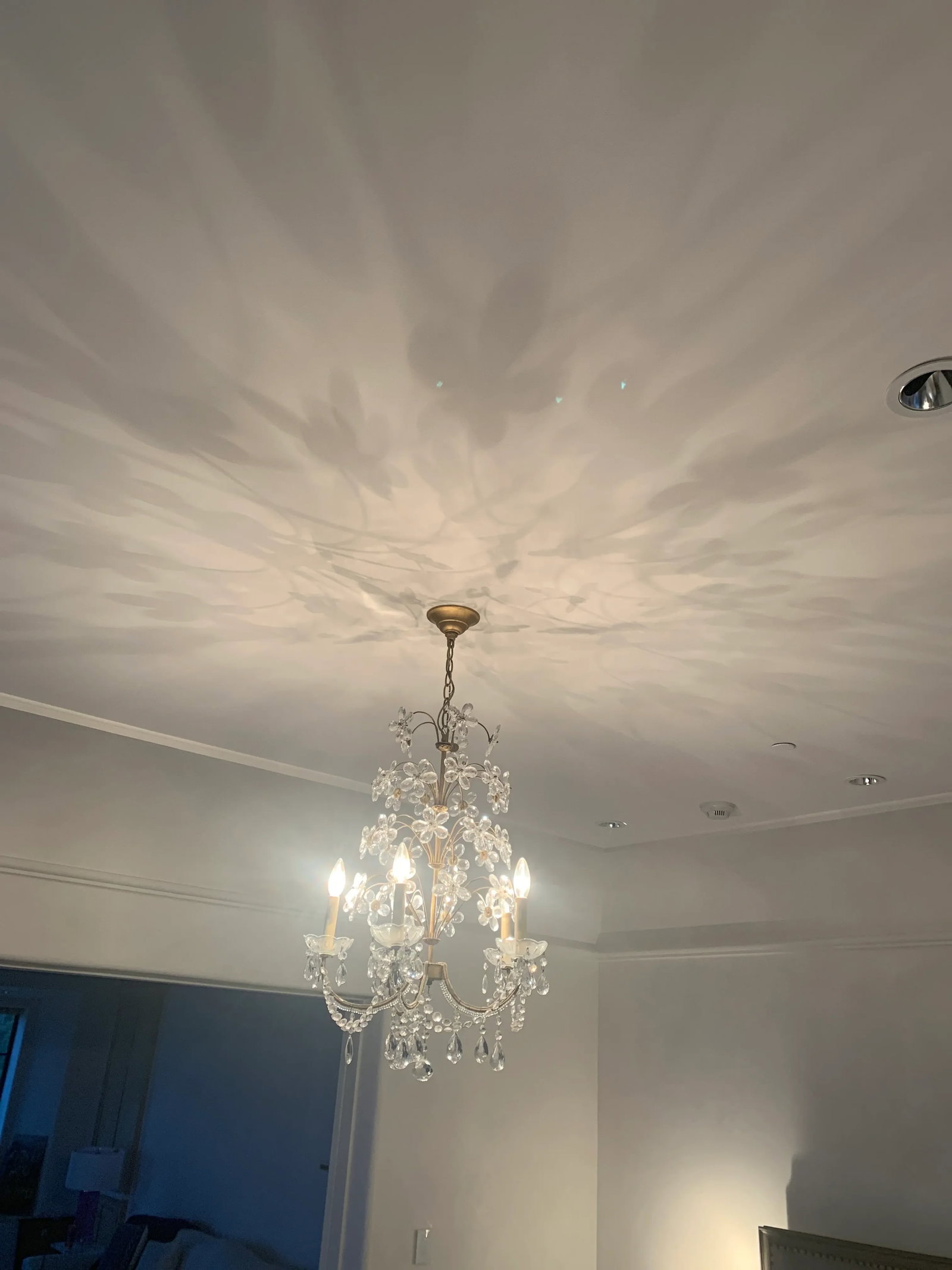 Vintage 1950s Crystal Italian Chandelier - 6