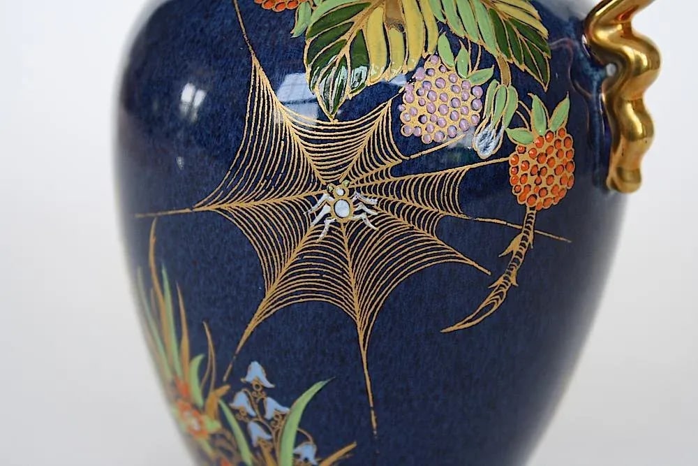 Carlton Ware Spider Web Vase - 8