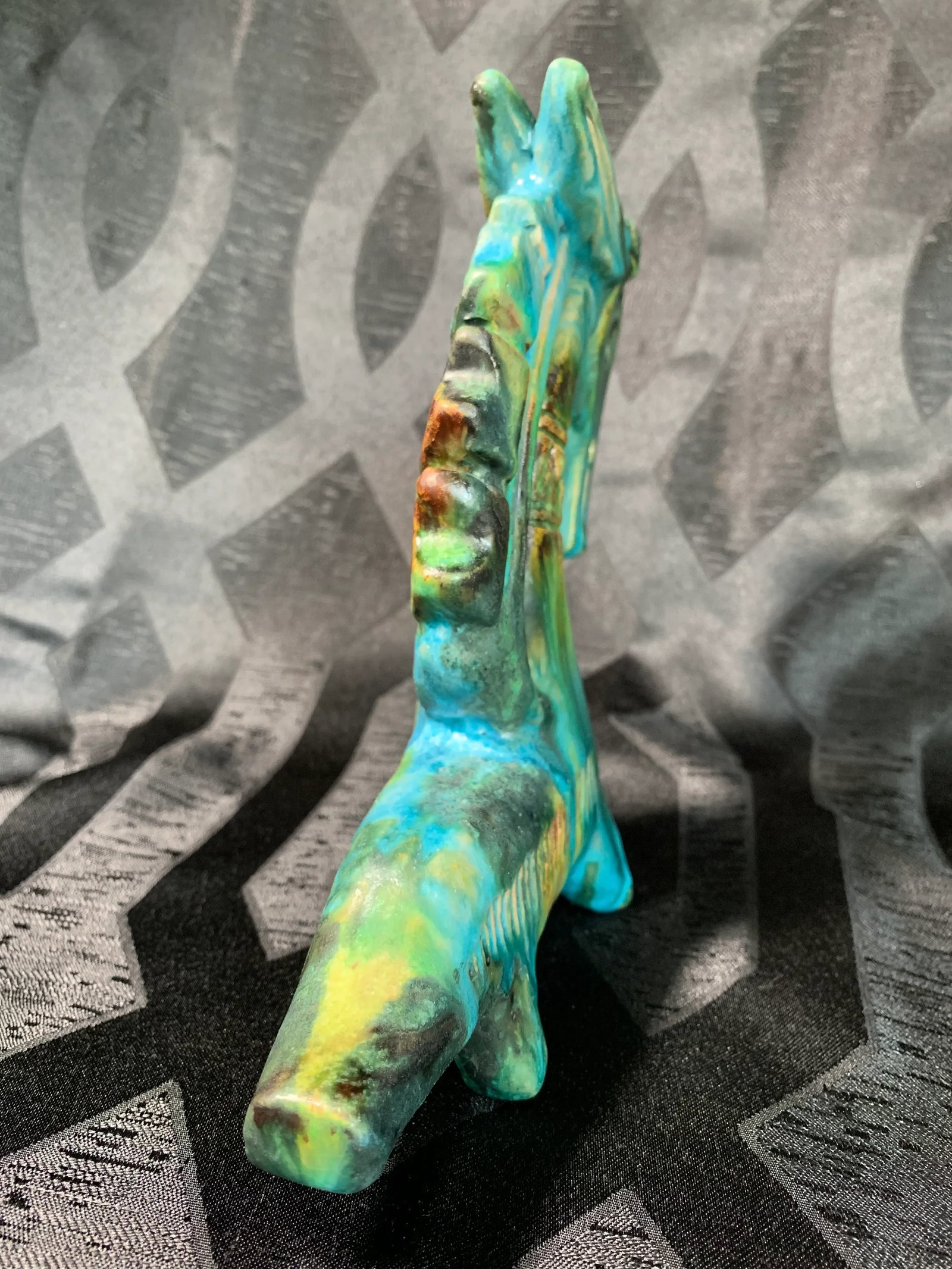 1950s Vintage Alvino Bagni "Sea Garden" Italian Sea Horse Pottery Sculpture - 10