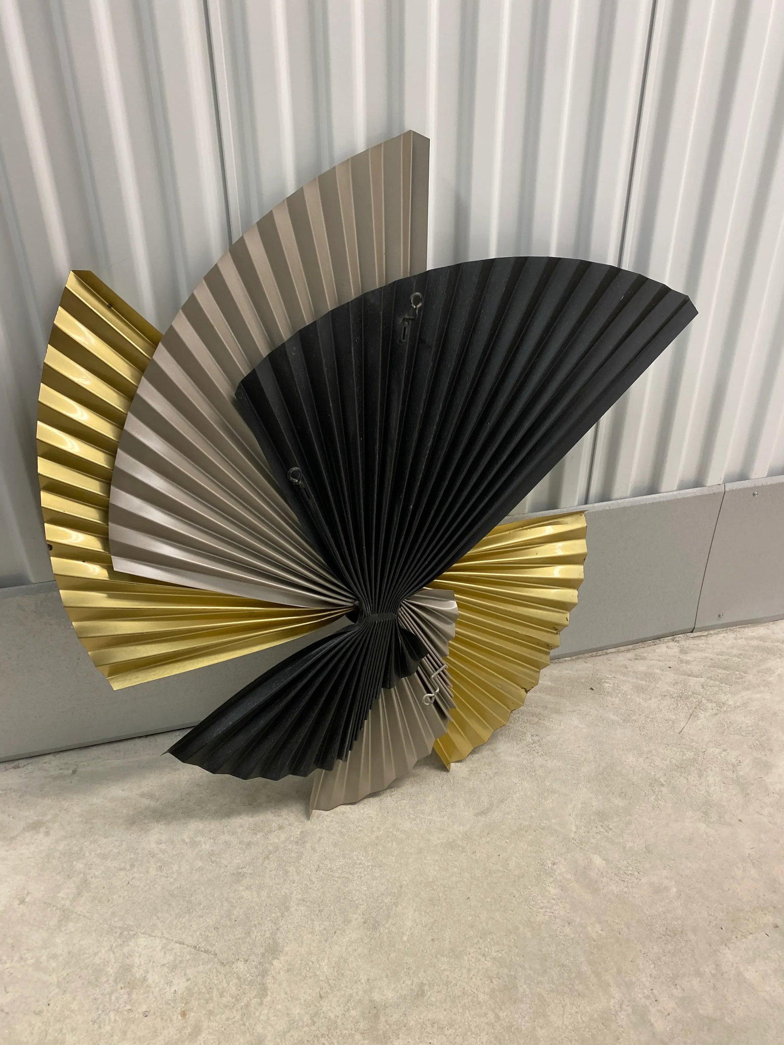 1990s Curtis Jere Fan Wall Sculpture - 6