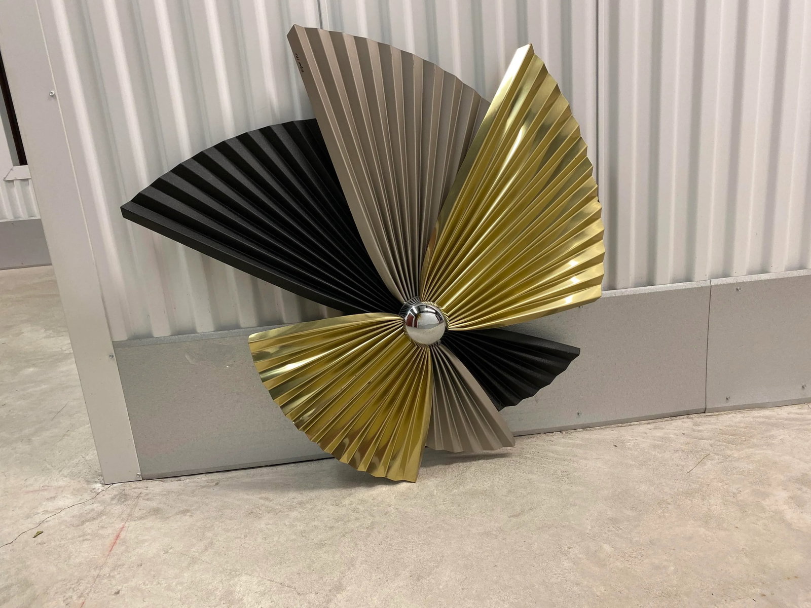 1990s Curtis Jere Fan Wall Sculpture - 7