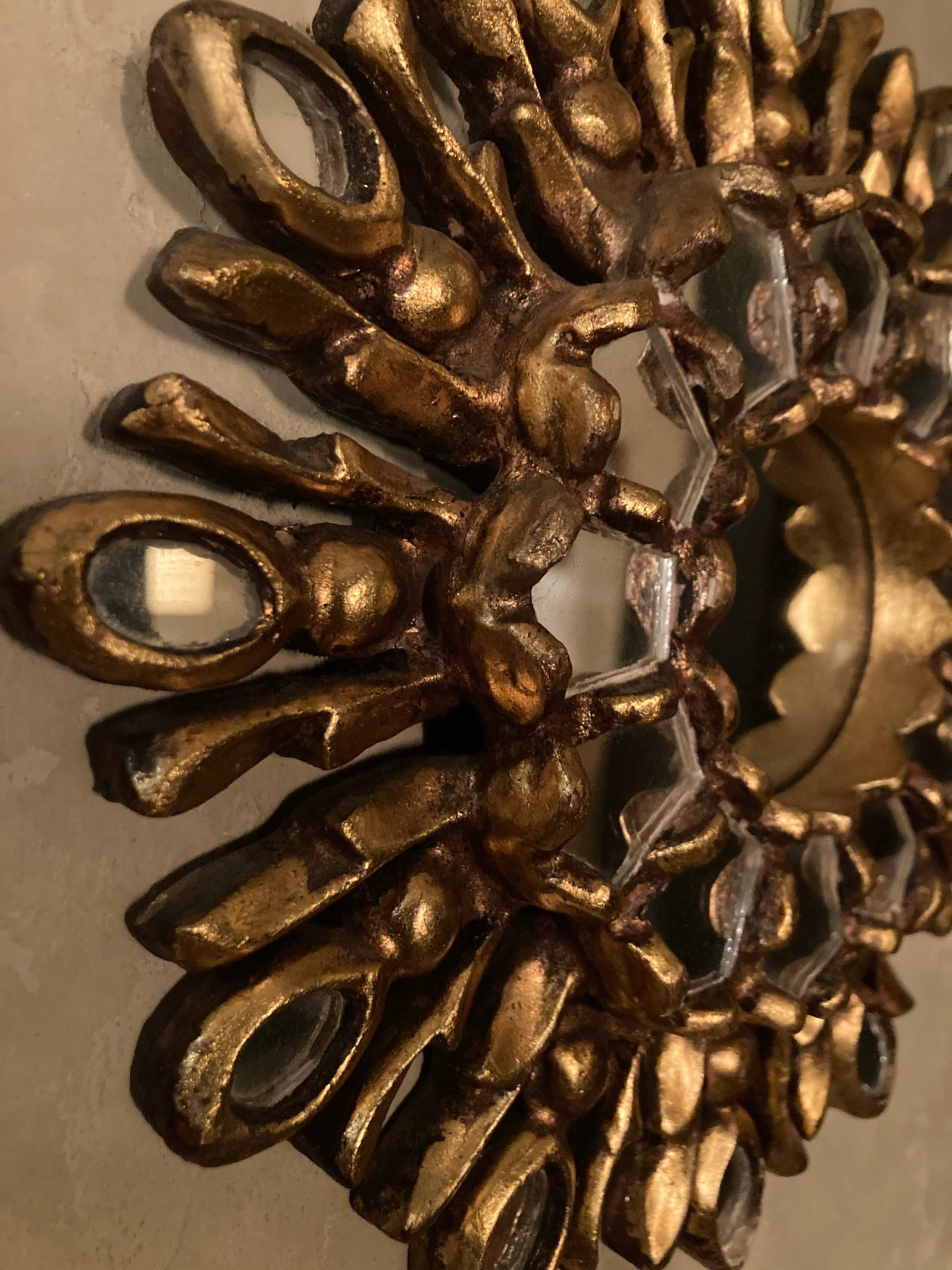 Mid-Century French Sunburst Mirror - 2