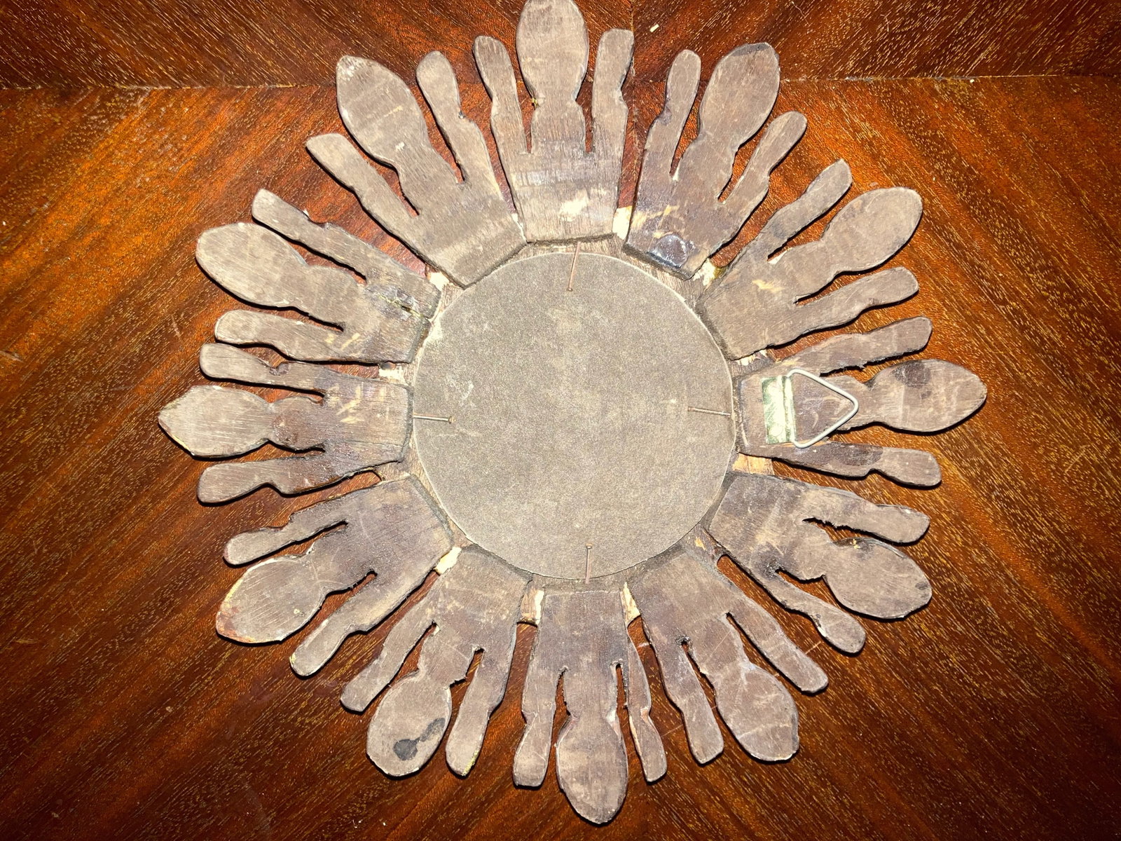 Mid-Century French Sunburst Mirror - 4