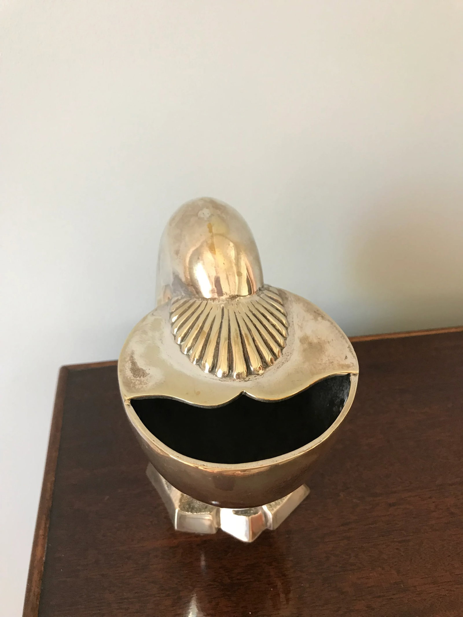 Late 19th Century Victorian Silver Nautilus Spoon Warmer - 5
