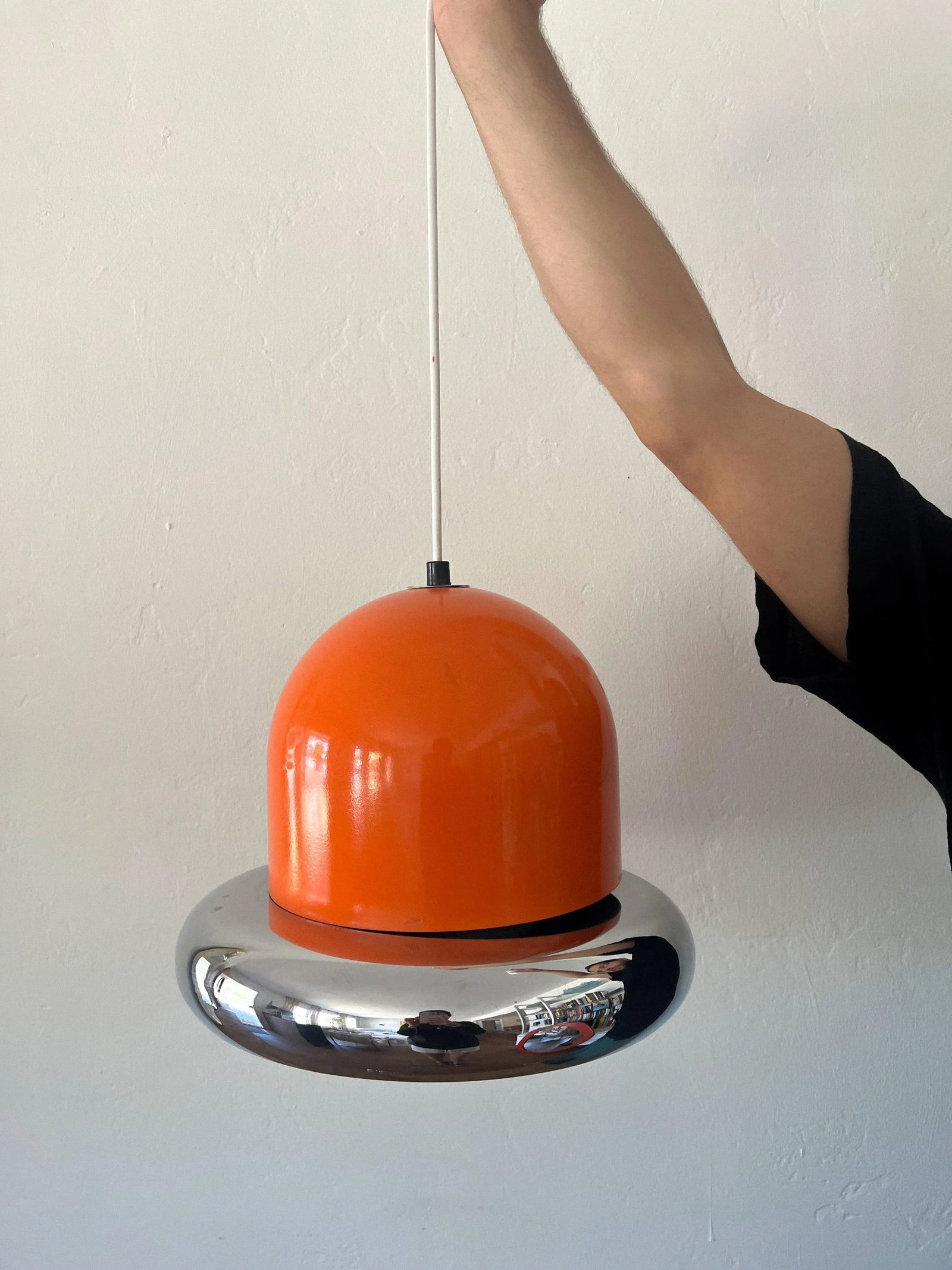 Space Age Pendant Lamp in the Style of Harvey Guzzini Dijkstra, 1960s - 10