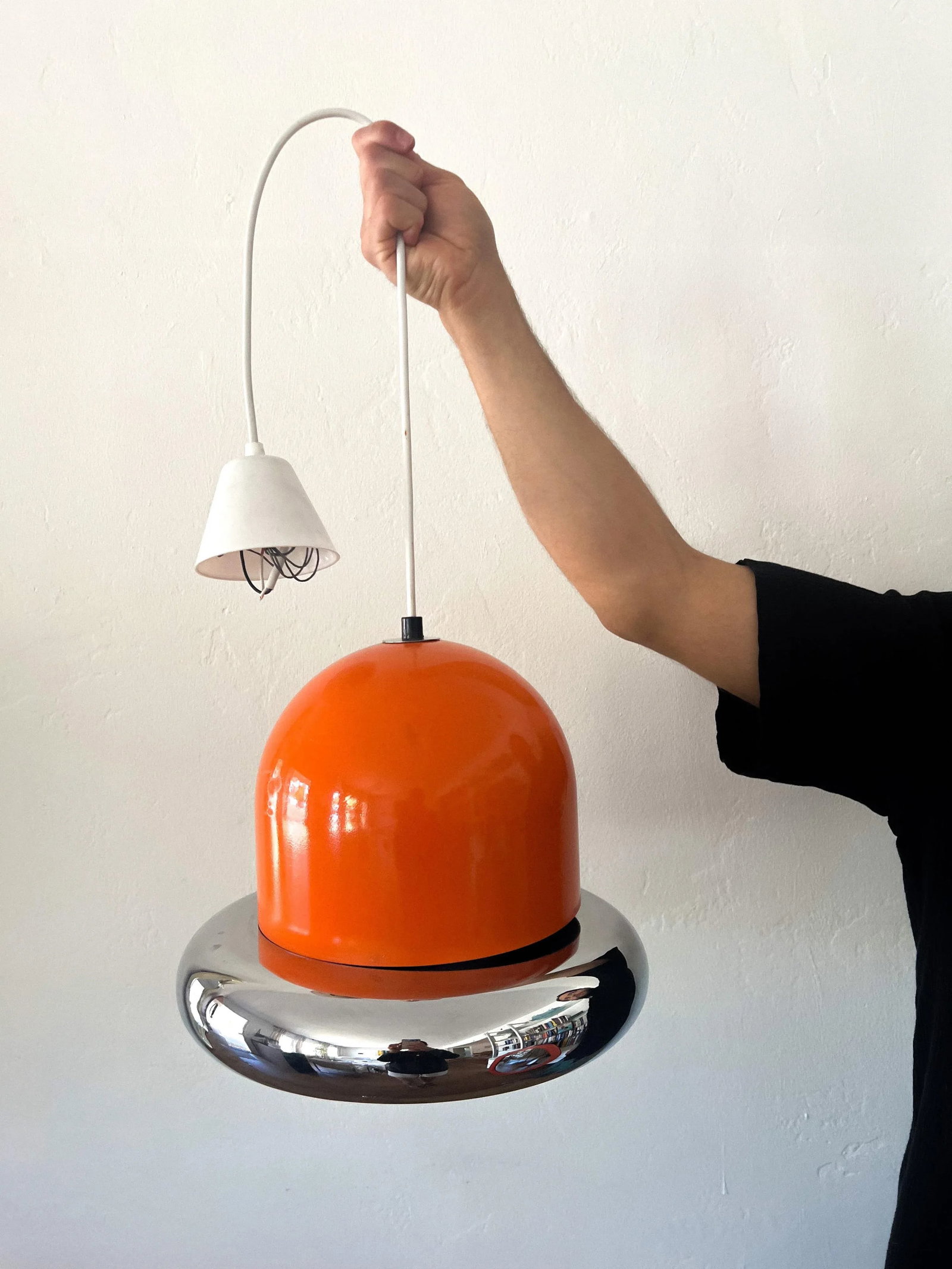 Space Age Pendant Lamp in the Style of Harvey Guzzini Dijkstra, 1960s - 11