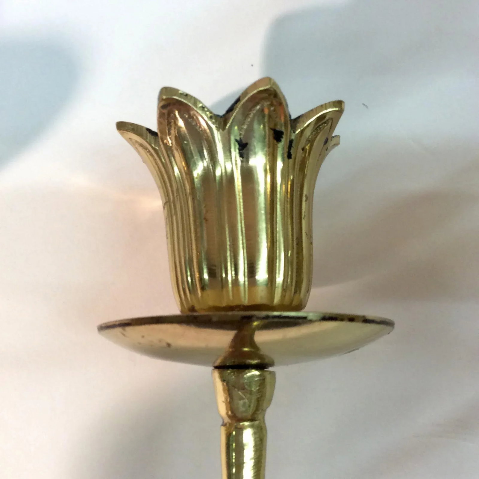 Mid Century Hollywood Regency Gold Wall Sconces - a Pair - 5