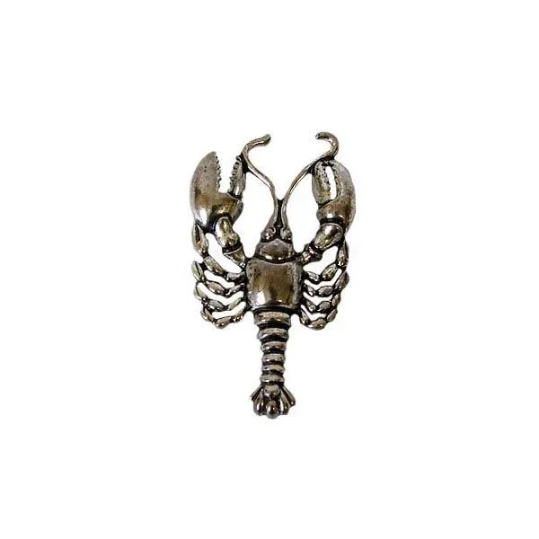 Vintage Sterling Silver Lobster Brooch - 3