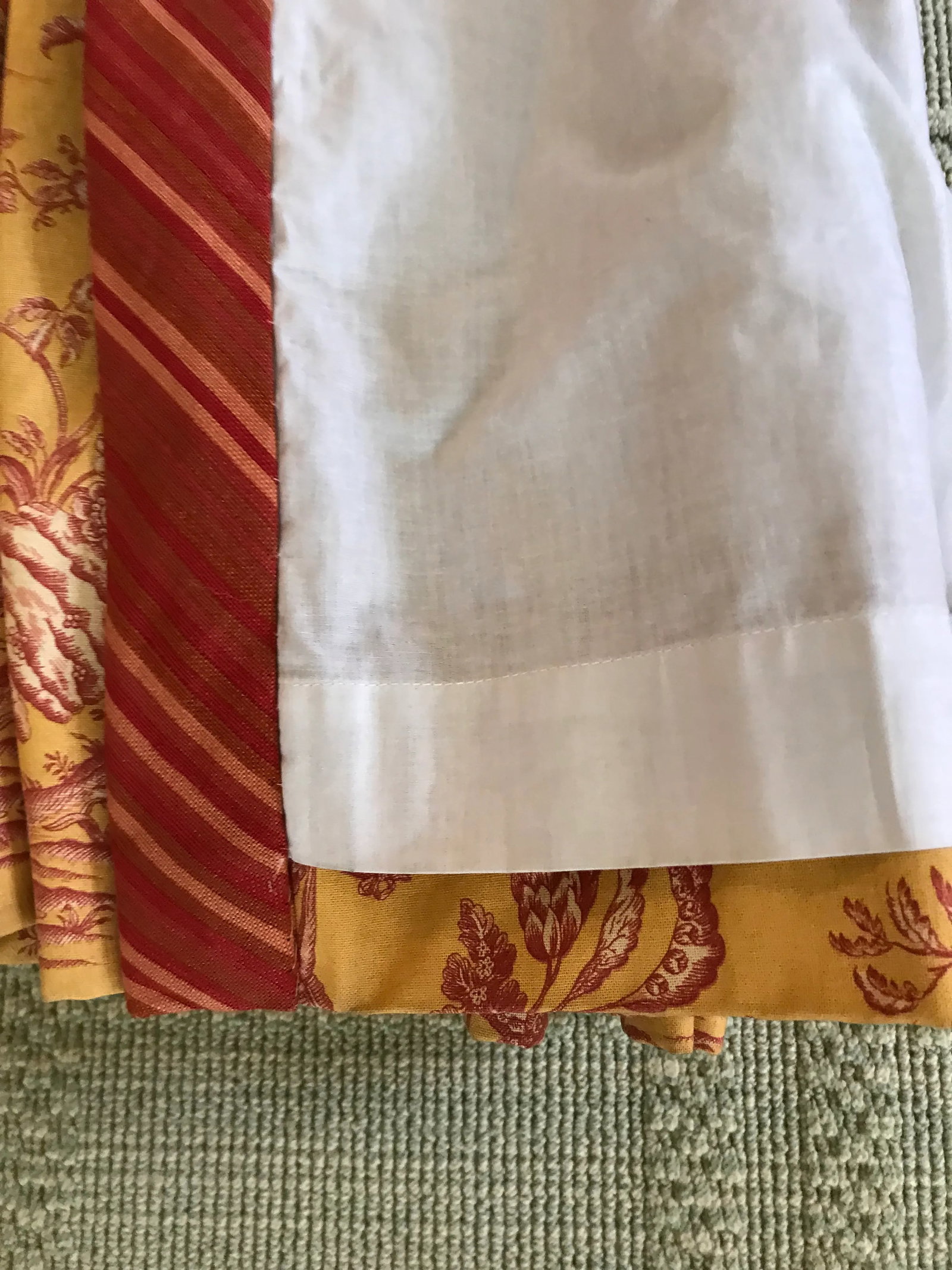 Chinoiserie Toile Custom Lined Curtains - Set of 6 - 7