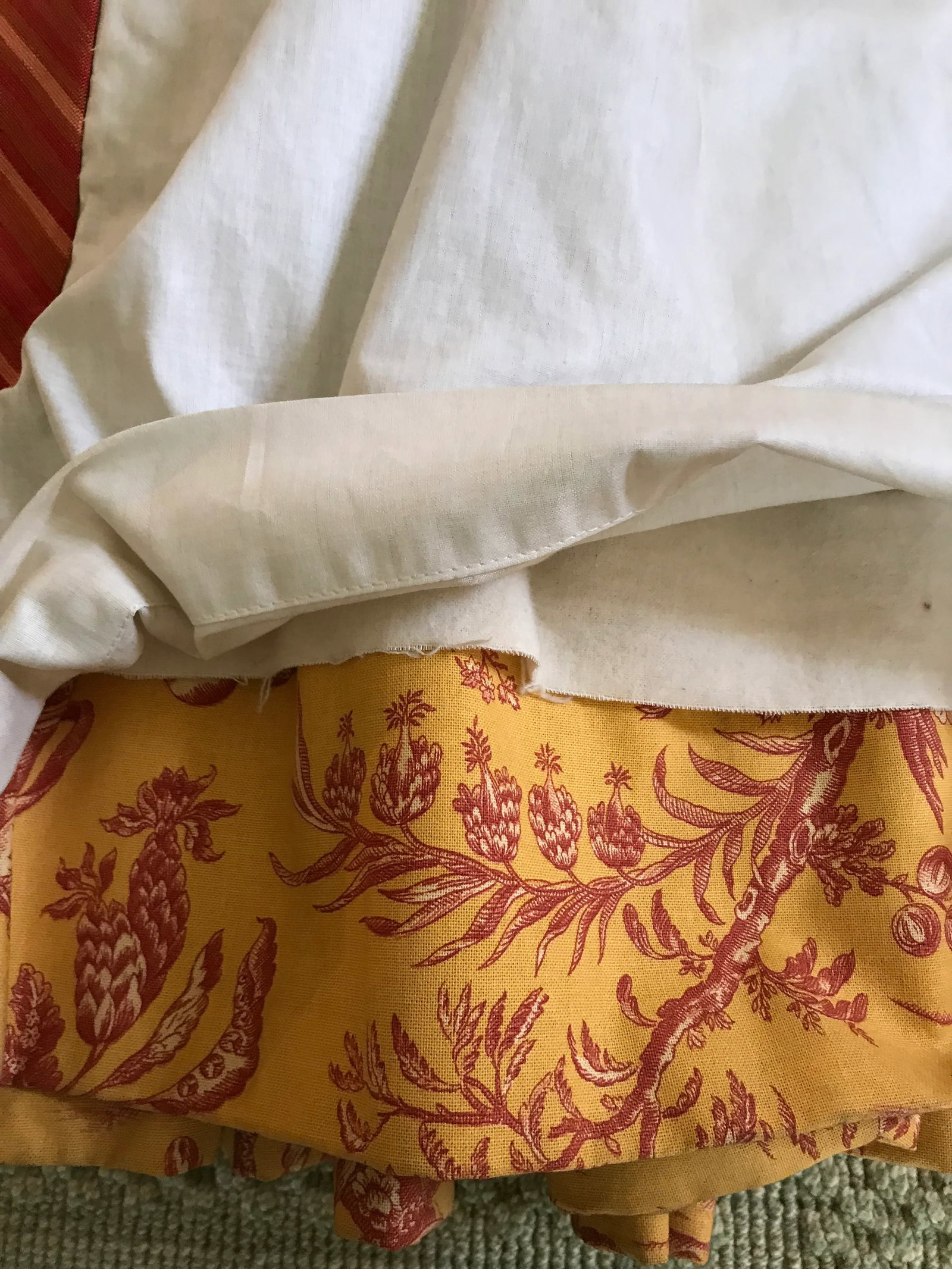 Chinoiserie Toile Custom Lined Curtains - Set of 6 - 8