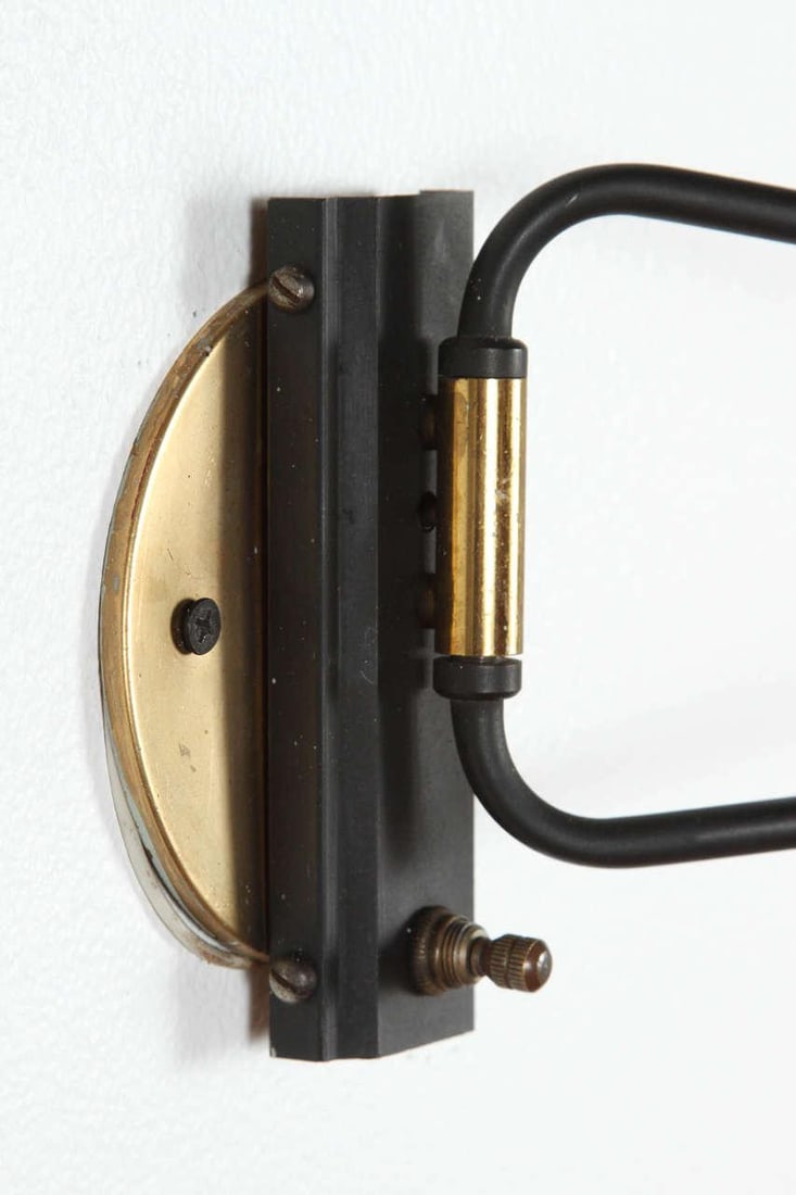 1960s Red Articulated Sconce by Rene Mathieu - 6