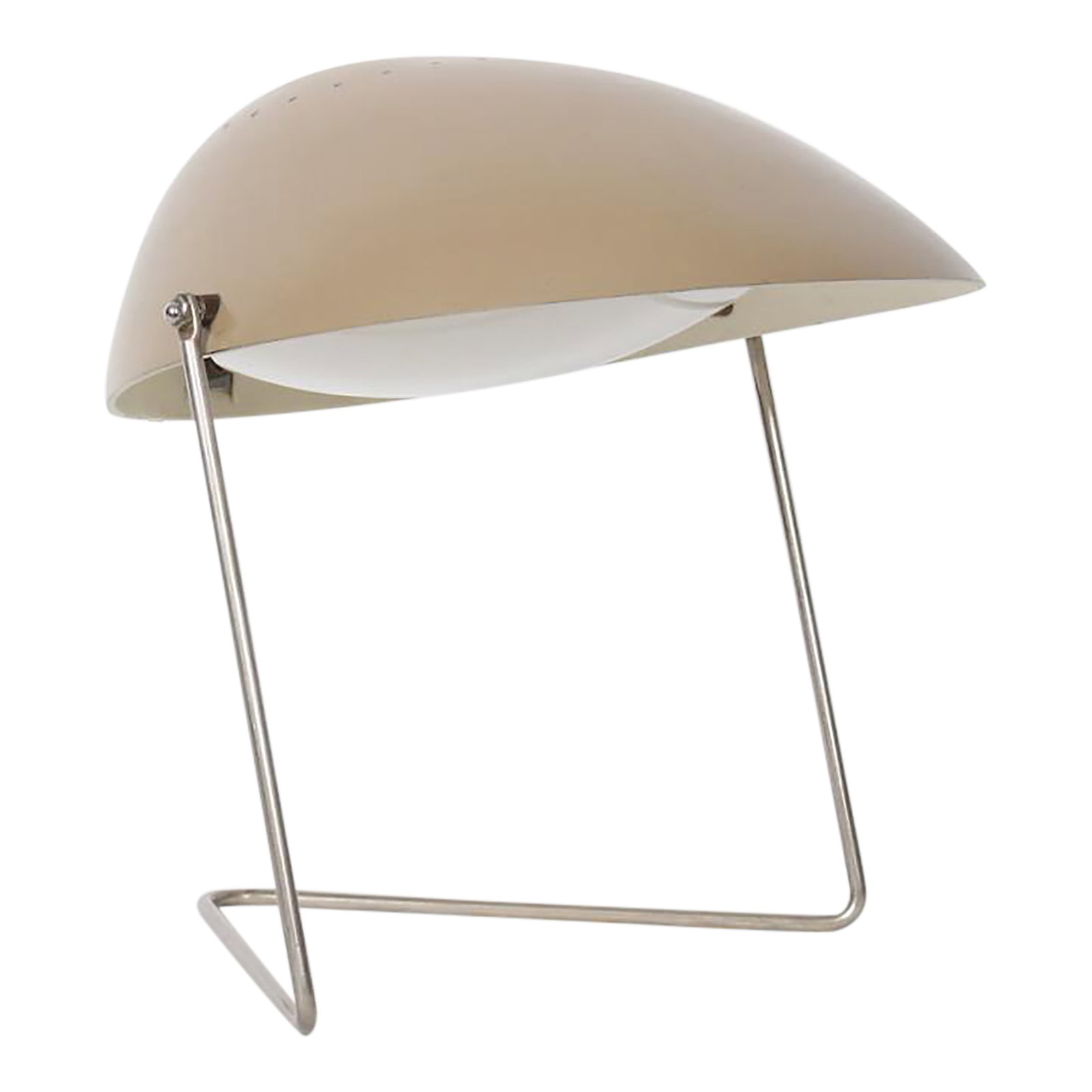 Gerald Thurston for Lightolier Beige "Cricket" Desk Lamp, Circa 1955 (1 of 12)