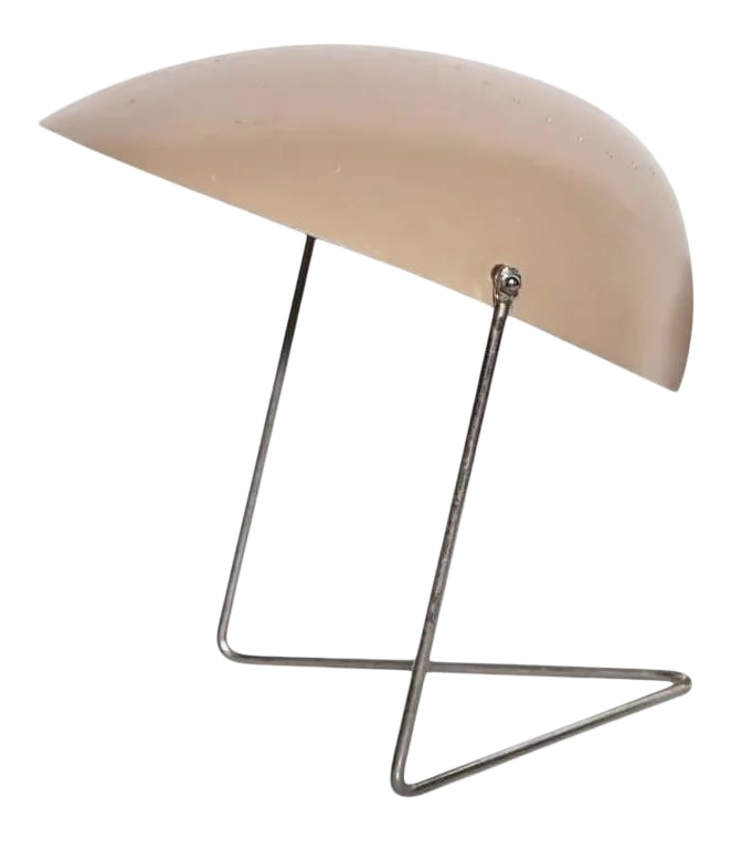 Gerald Thurston for Lightolier Beige "Cricket" Desk Lamp, Circa 1955 - 2