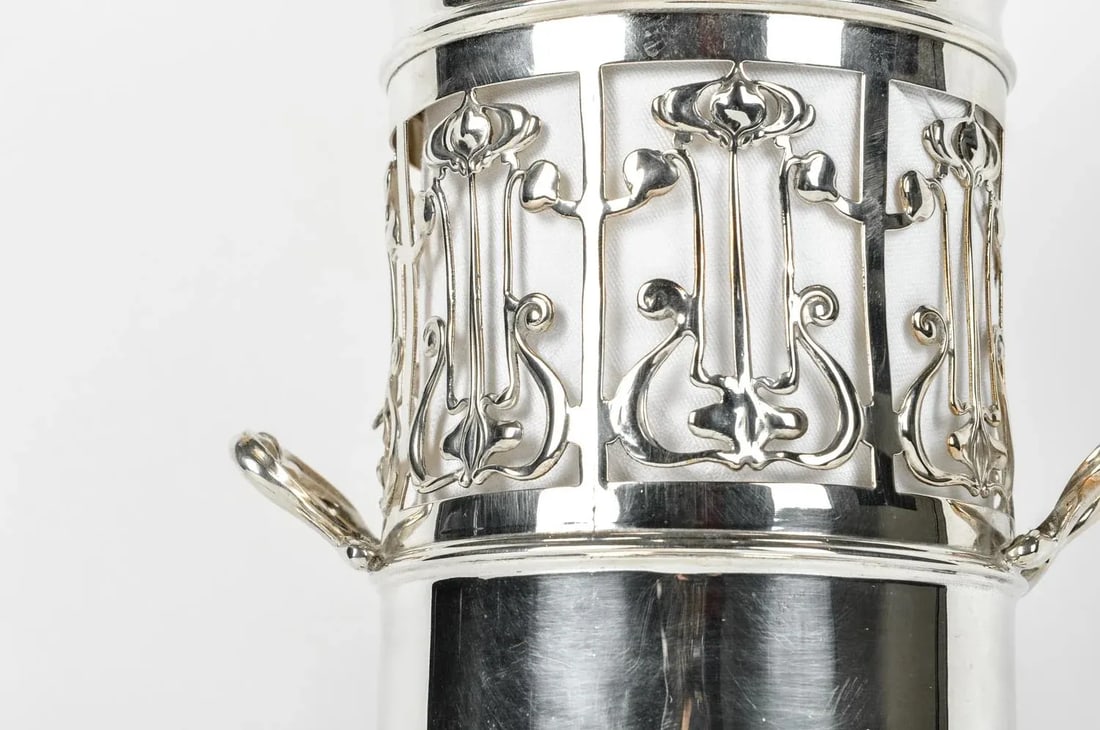 Antique English Plated Wine / Drinks Bottle Holder - 3