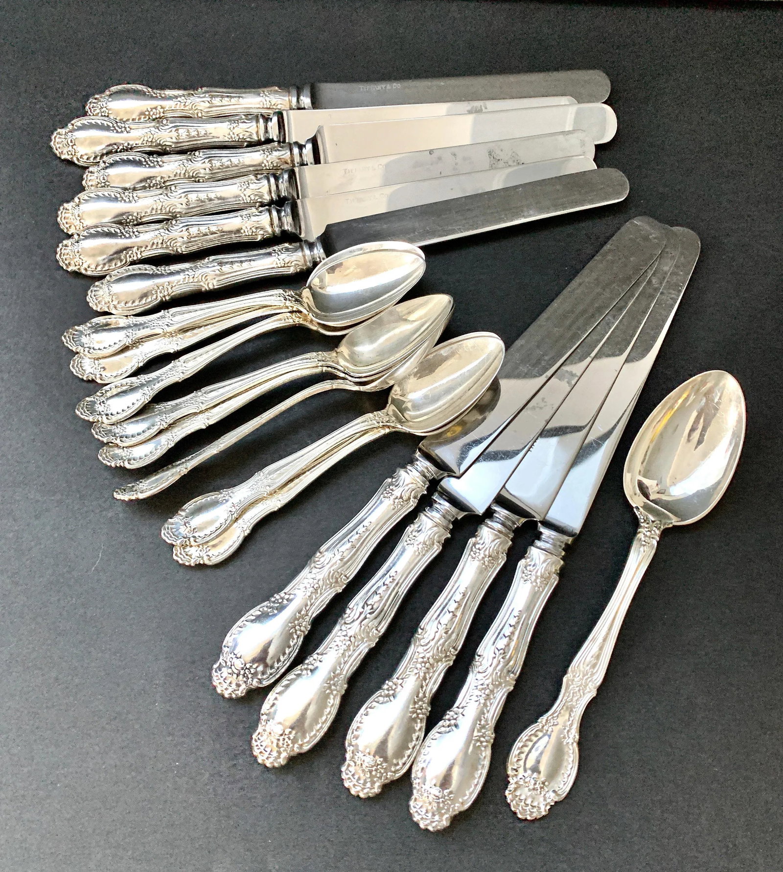 Richelieu by Tiffany & Co. Sterling Silver Flatware Set - 19 Pieces (No Monogram) - 13