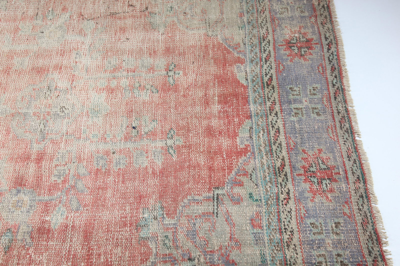 Handmade Tribal Oushak Rug - 7'2'' * 10'2'' - 10