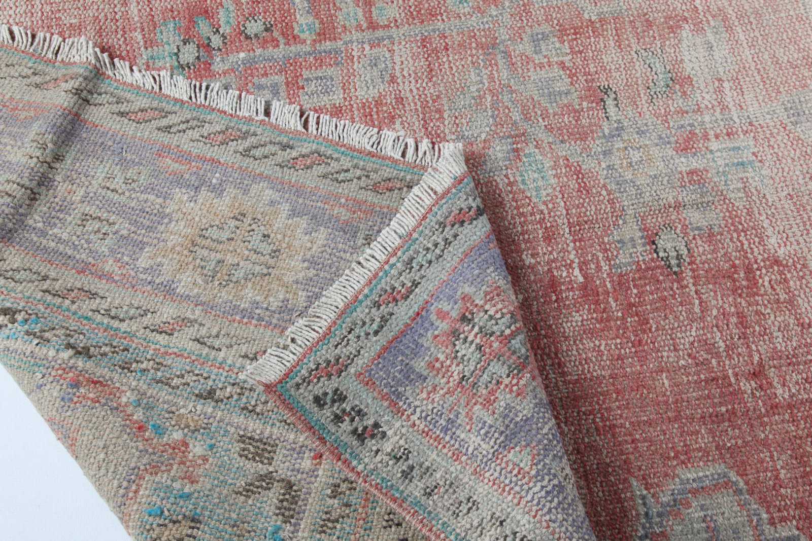 Handmade Tribal Oushak Rug - 7'2'' * 10'2'' - 4