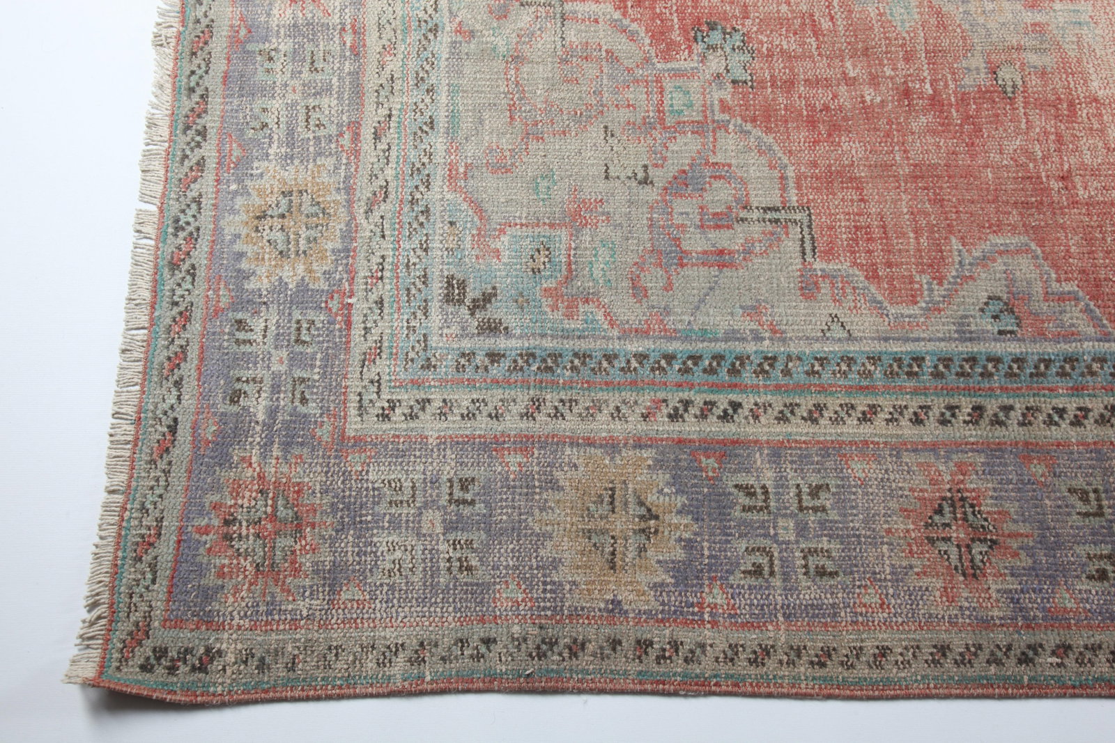 Handmade Tribal Oushak Rug - 7'2'' * 10'2'' - 9