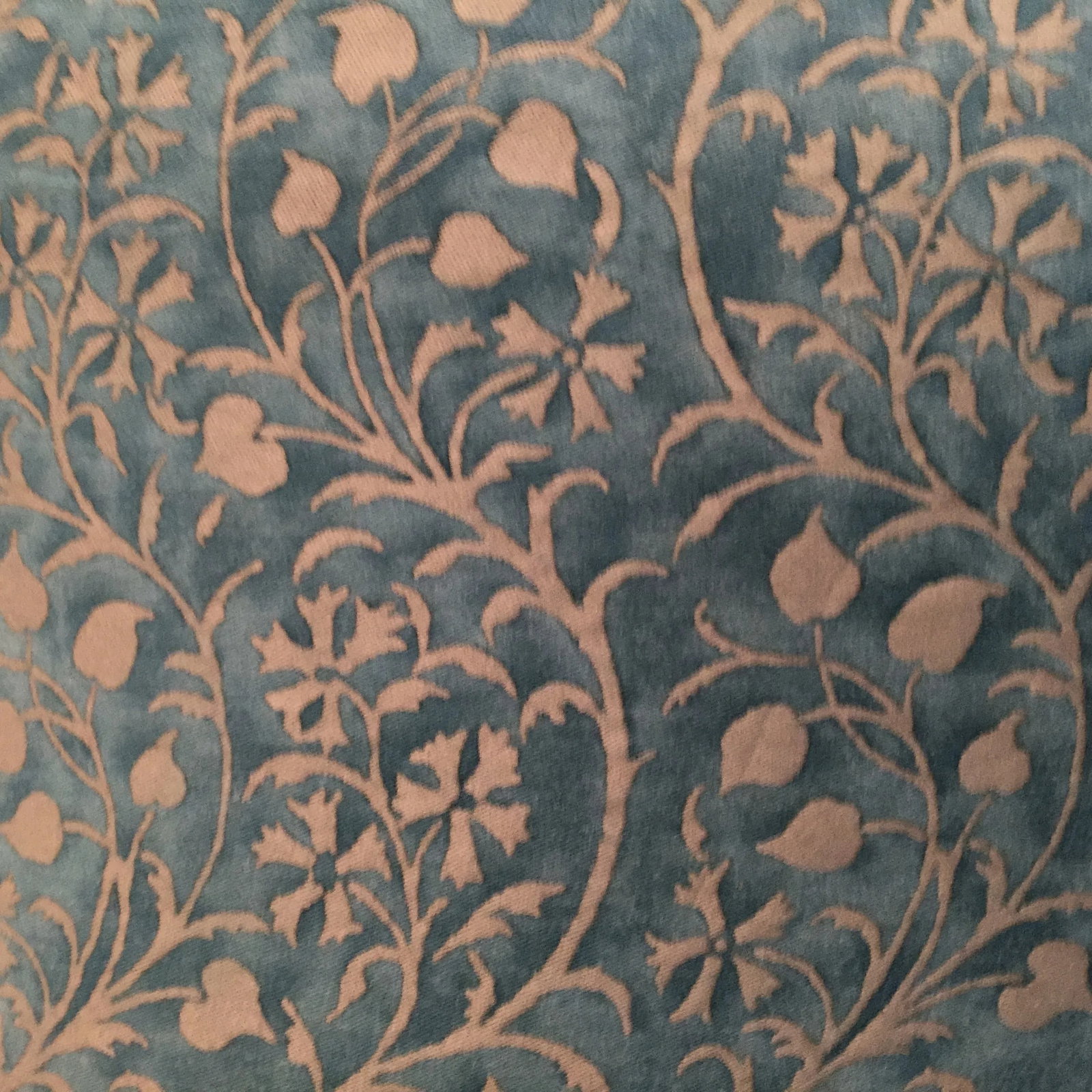 Fortuny "Granada" Pillows, Blue & Silvery Gold - 2 - 3