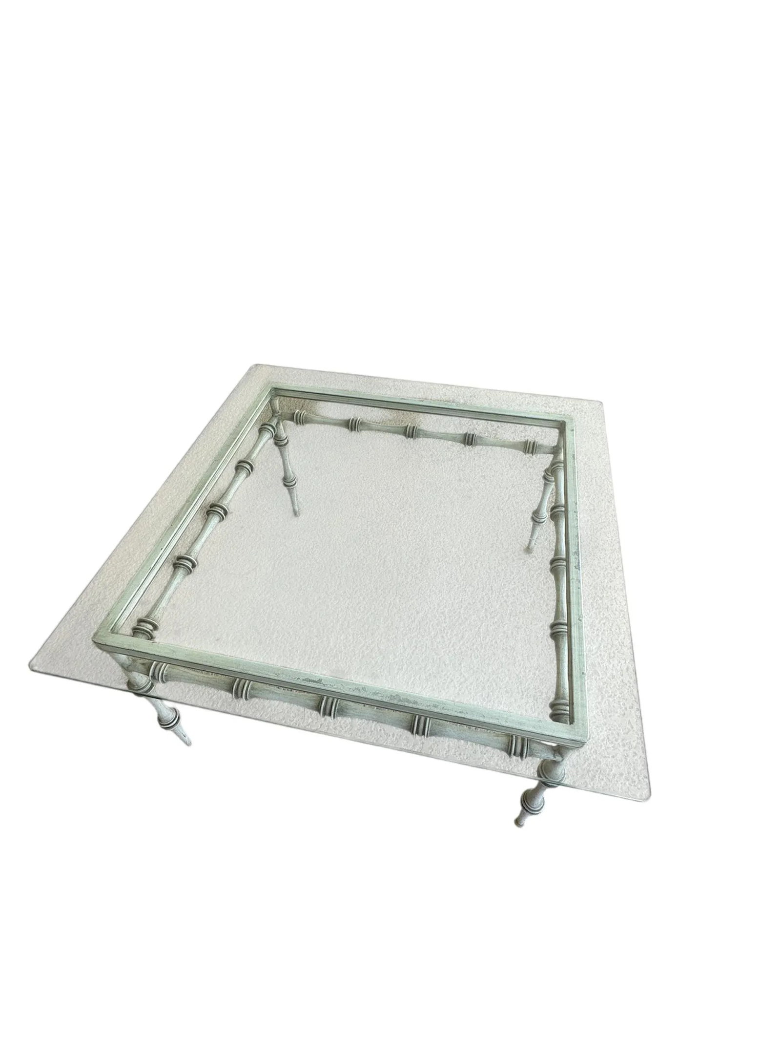 1960s Phyllis Morris Faux Bamboo Table, Attributed - 3