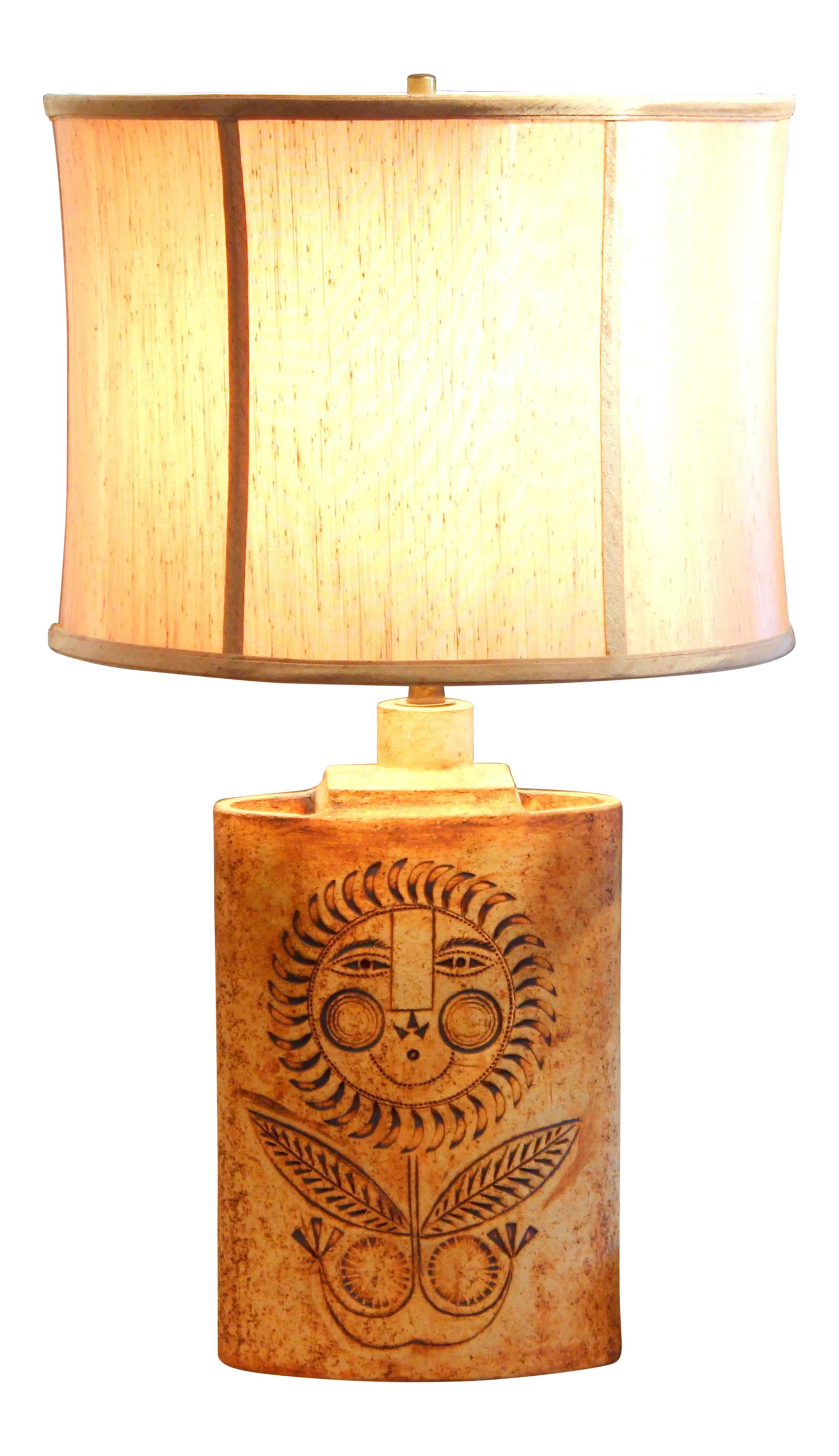 1950s Roger Capron French Studio Vallauris Pottery Lamp (1 of 12)