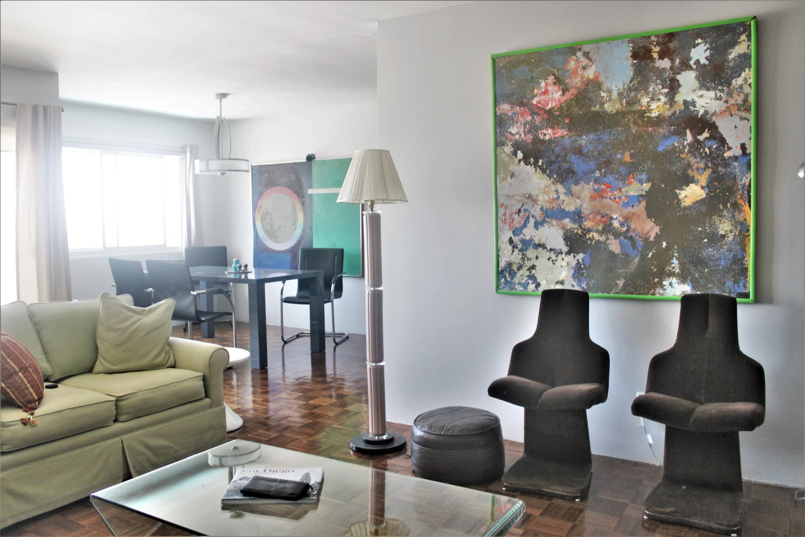 80's Glam Modern Floor Lamp - 4