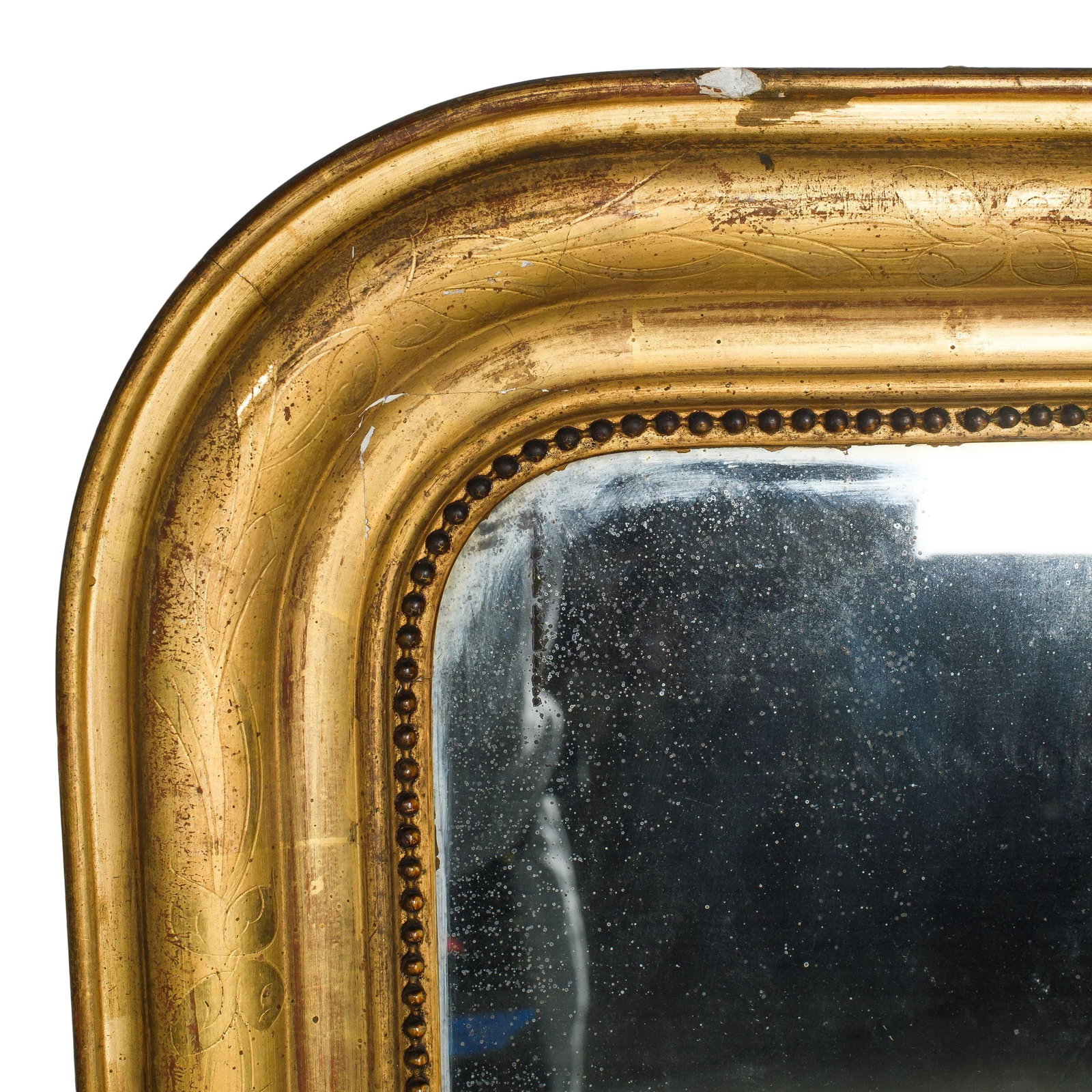 Vintage Gilt Mirror From France - 6