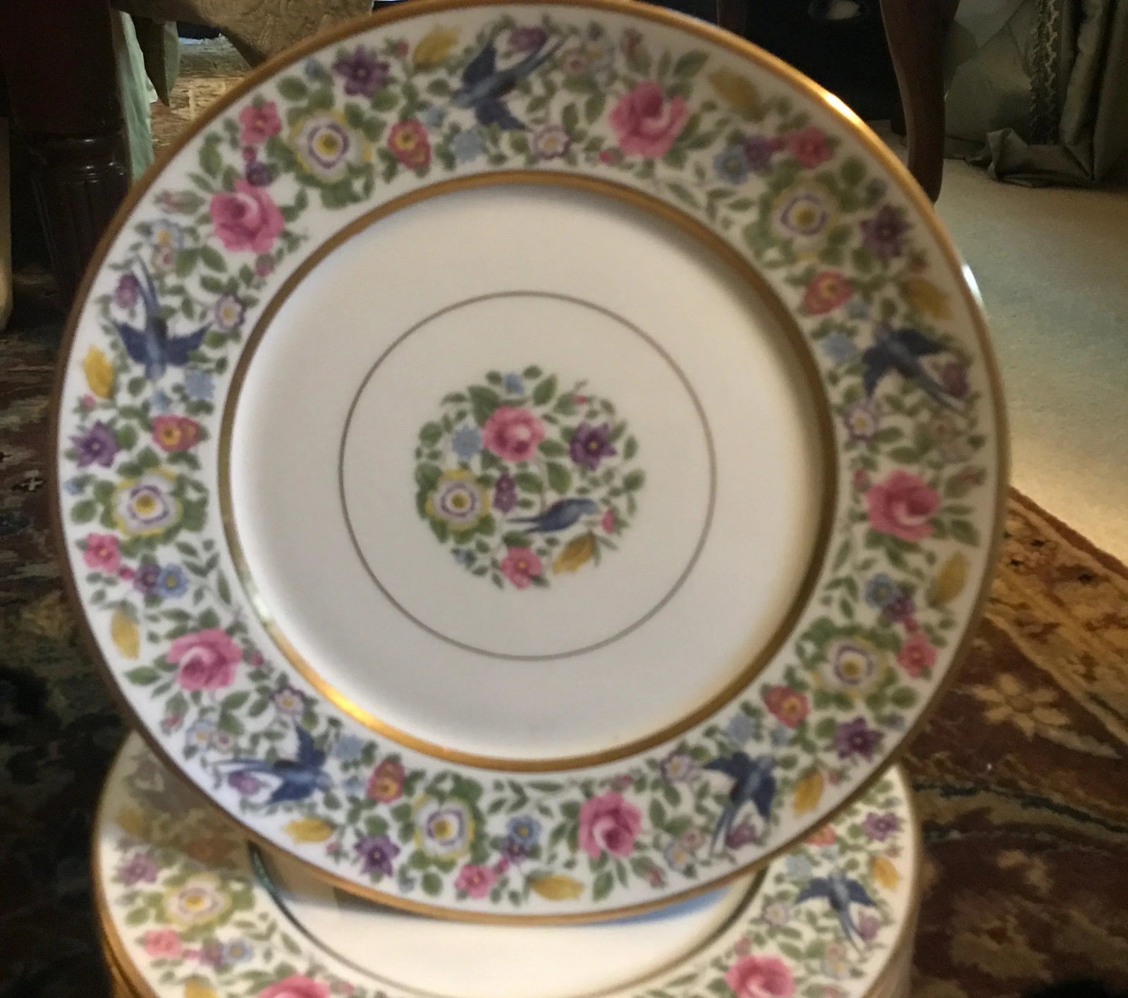 Lamberton China Service Plates - Set of 9 - 6