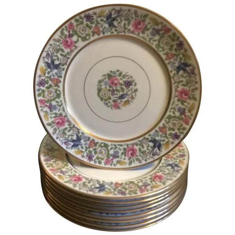 Lamberton China Service Plates - Set of 9 - 9
