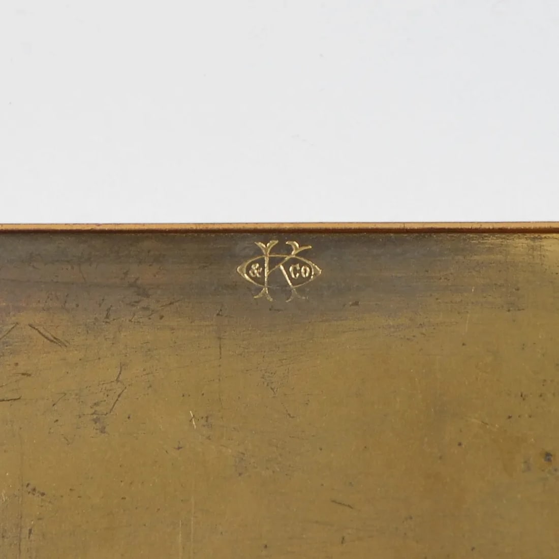 Classical Bronze Dore Picture Frame "K & Co." - 5