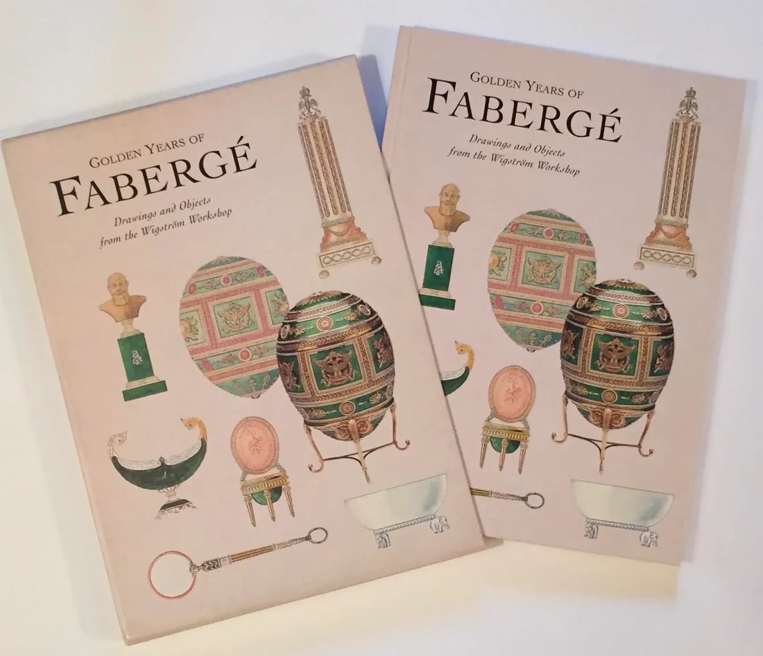 Golden Years of Faberge, Drawings and Objects From the Wigstrom Workshop, First Edition, Slip Cased, - 3