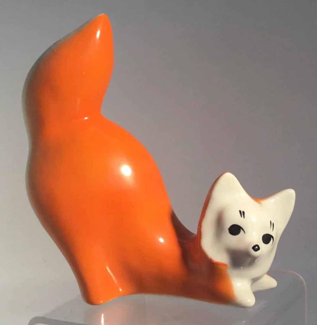 Vintage Porcelain Figurine of a Fox - 4