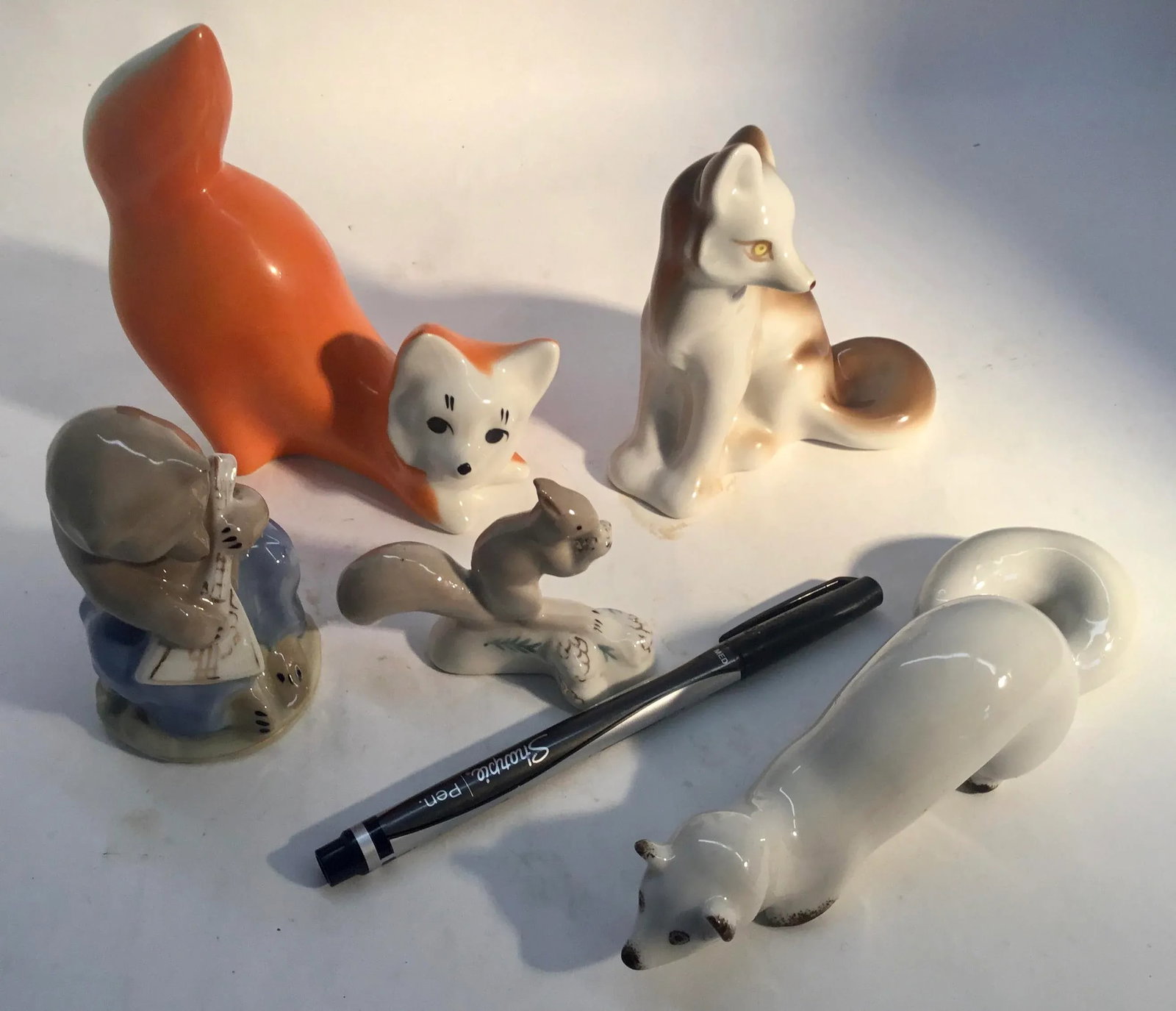 Vintage Russian Porcelain Figurine of a Fox - 11