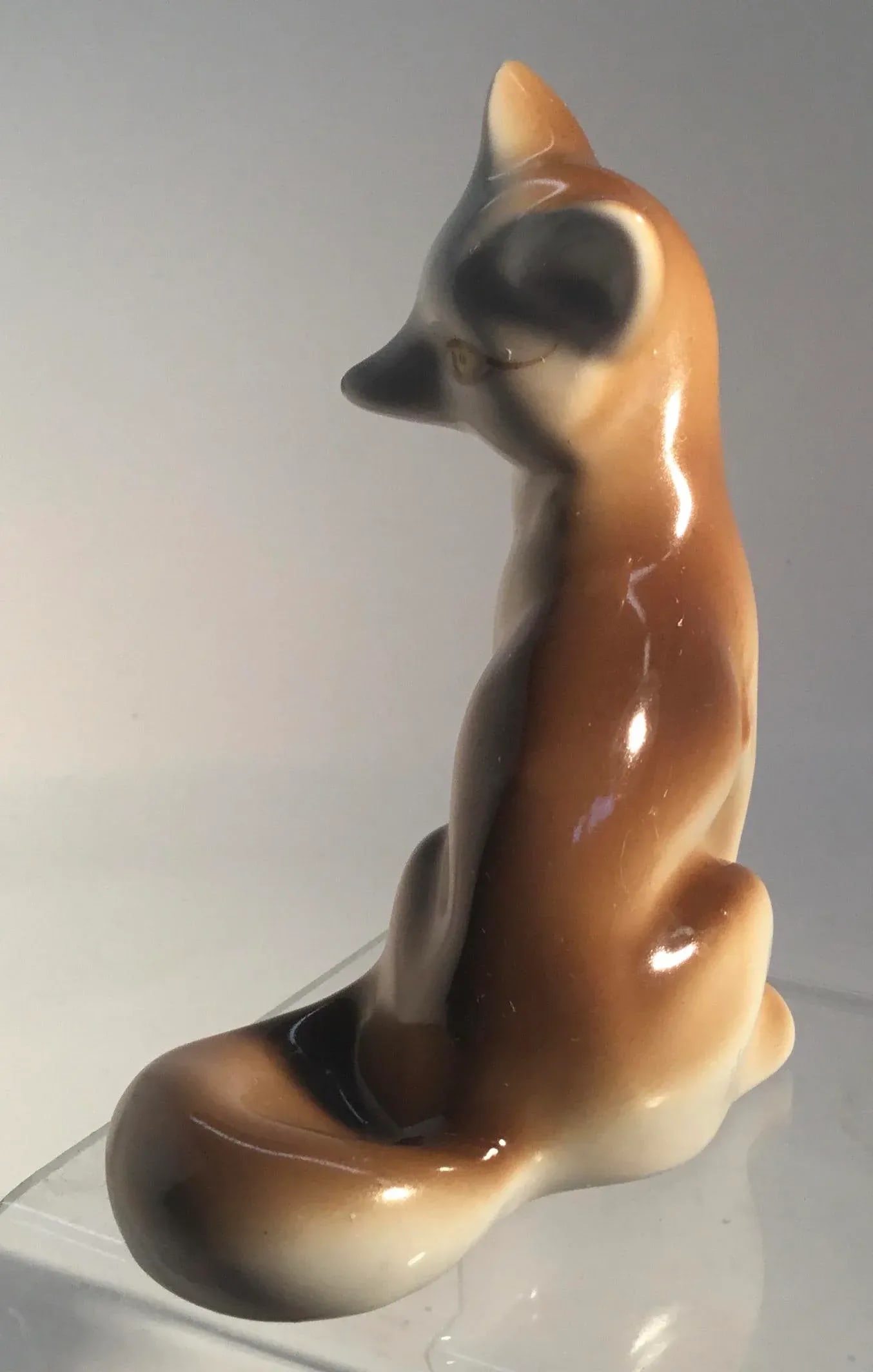 Vintage Russian Porcelain Figurine of a Fox - 5