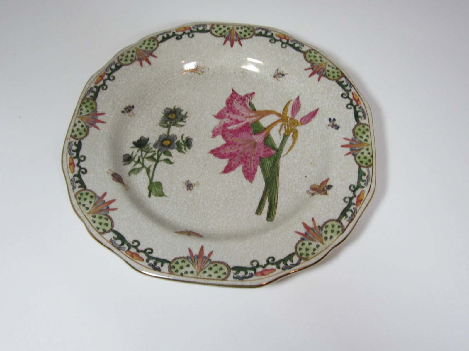Floral Motif Decorative Plates - Set of 3 - 4