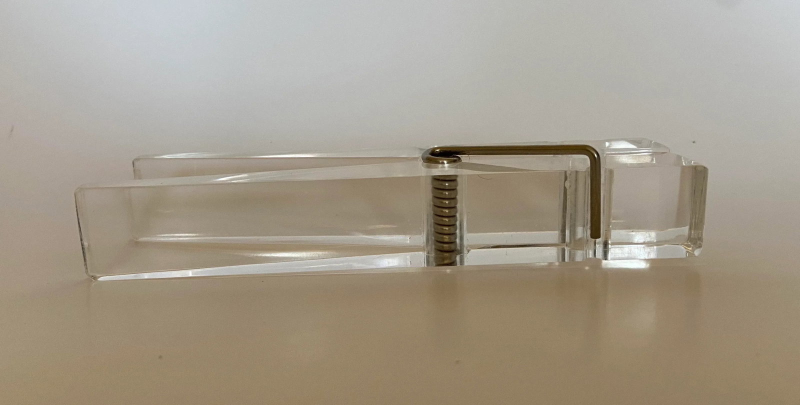1960s Lucite Clothespin/Paperclip - 3