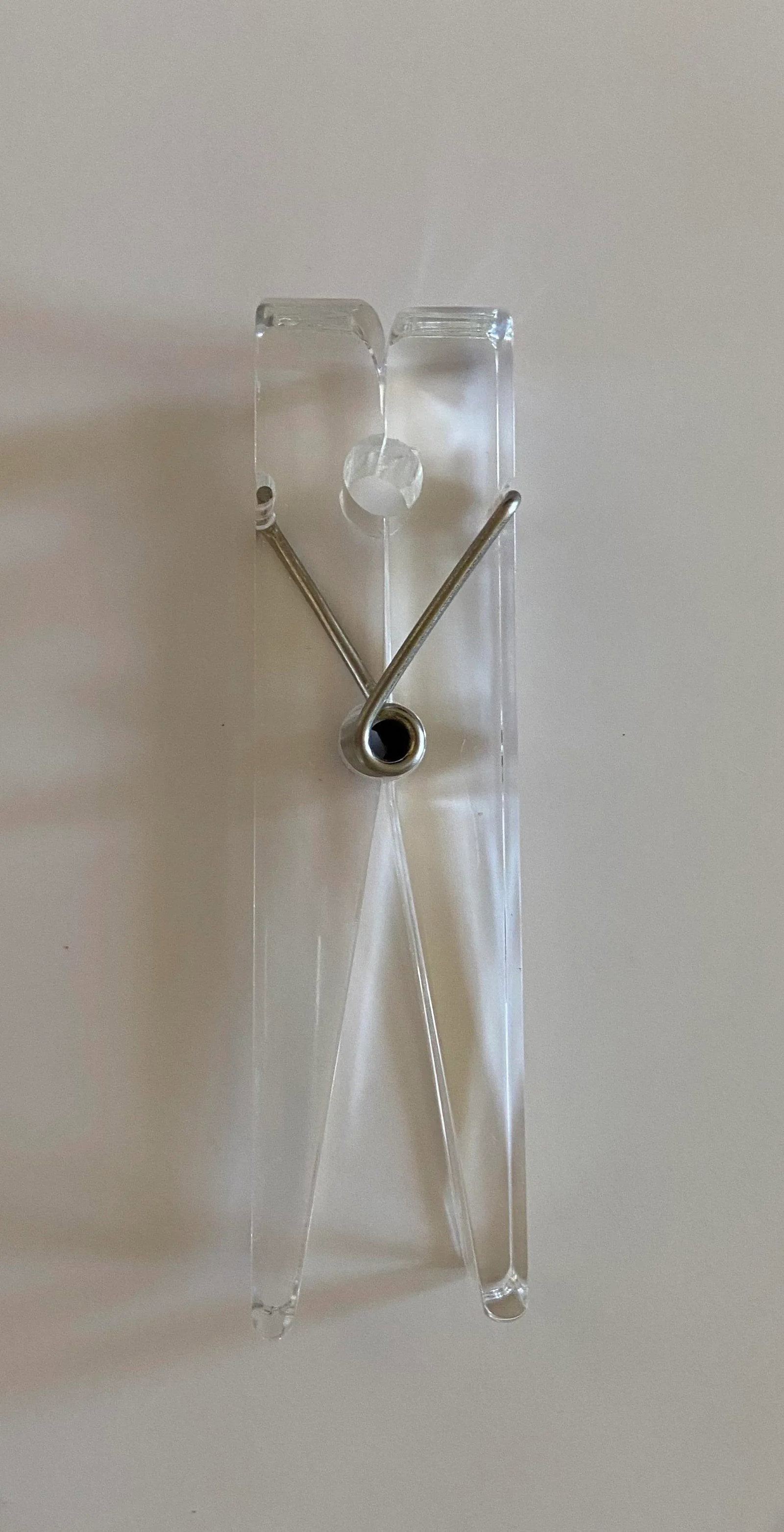 1960s Lucite Clothespin/Paperclip - 4