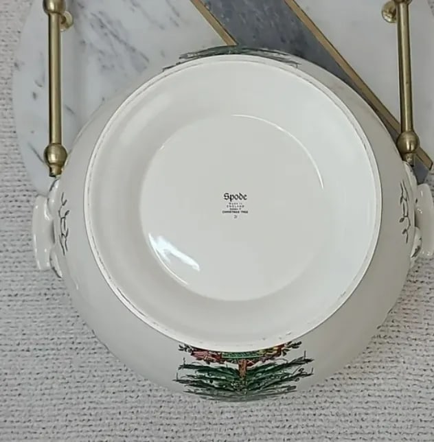 1990s Spode Christmas Tree Ceramic Soup Tureen - 10