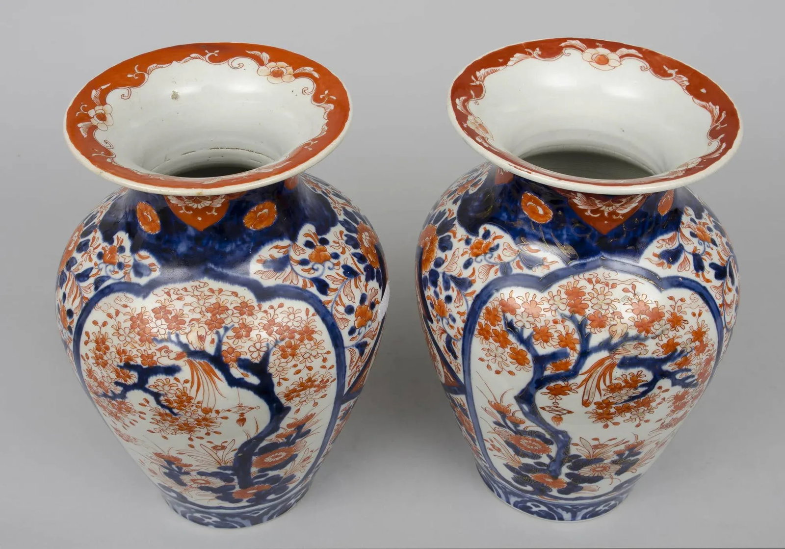 Japanese Imari Open Vases, circa 1870 - a Pair - 4