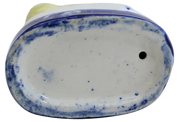 Antique Staffordshire Dog with Basket - 5