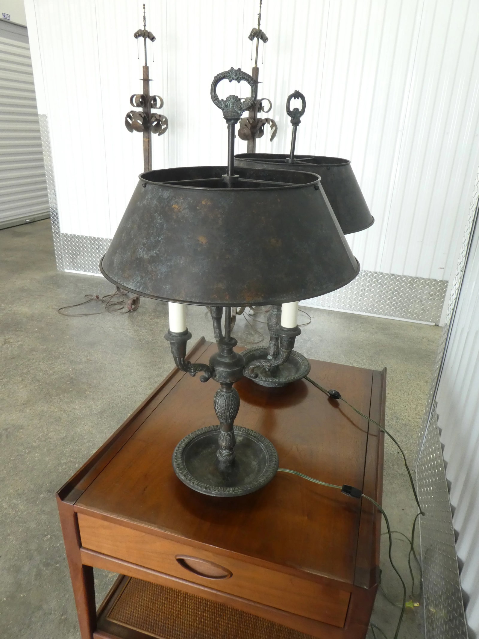 Bronze Maitland Smith Bouilette Lamps, 1990s - a Pair - 11